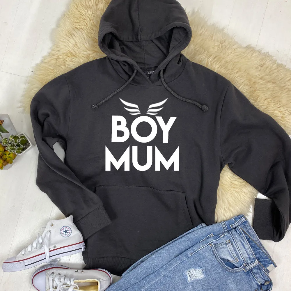 Boy Mum Hoodie (MRK X) mum jeans promo