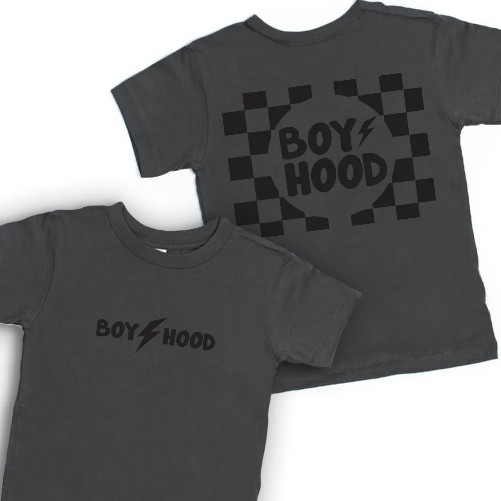 Boyhood Kids Front & Back Logo T-shirt boys apparel promo code