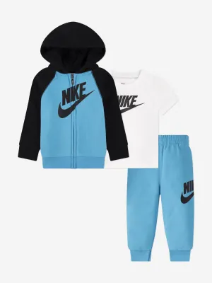 Jungen 3-teiliger Trainingsanzug in Blau