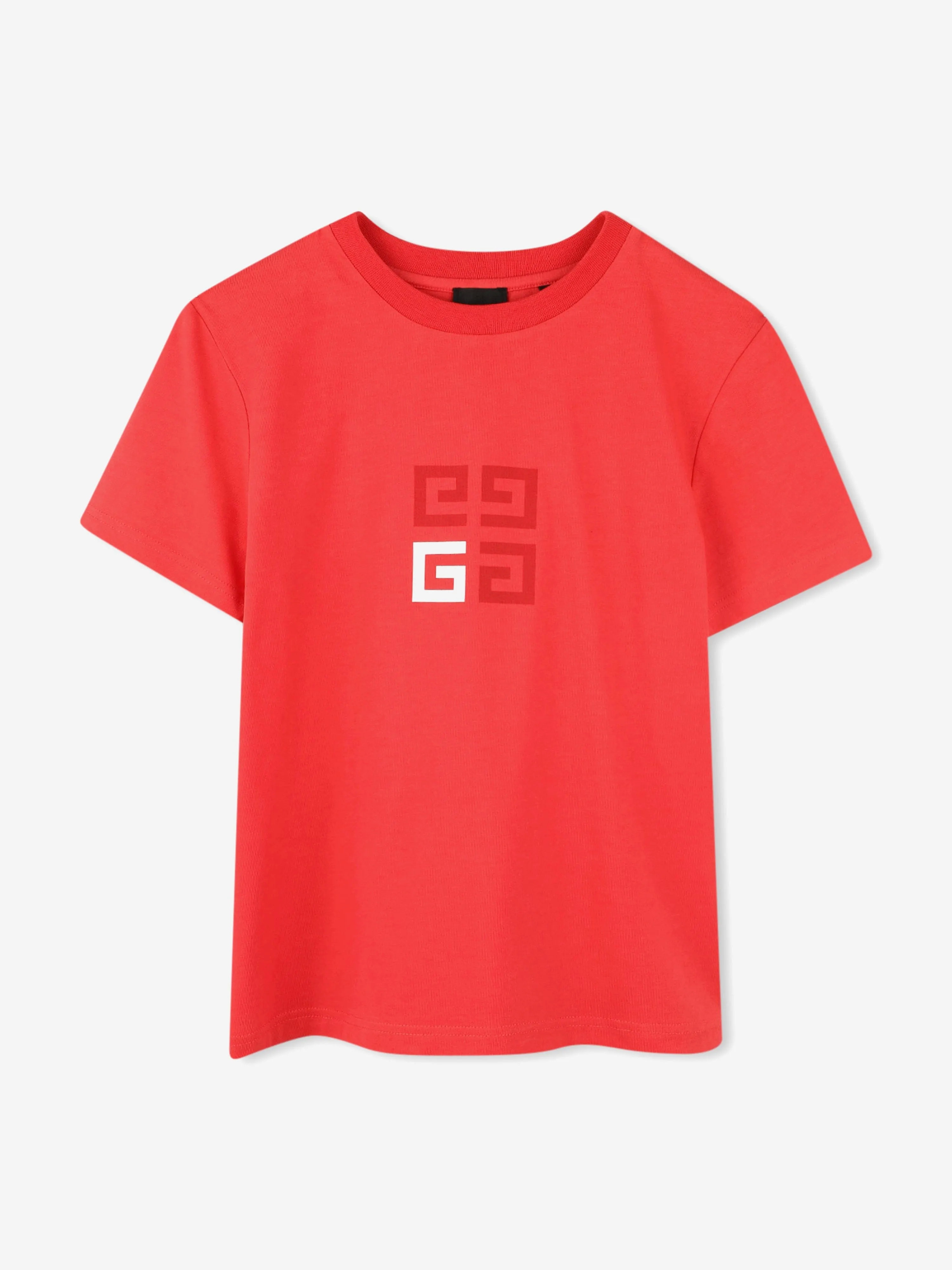 Boys 4G Logo T-Shirt in Rot