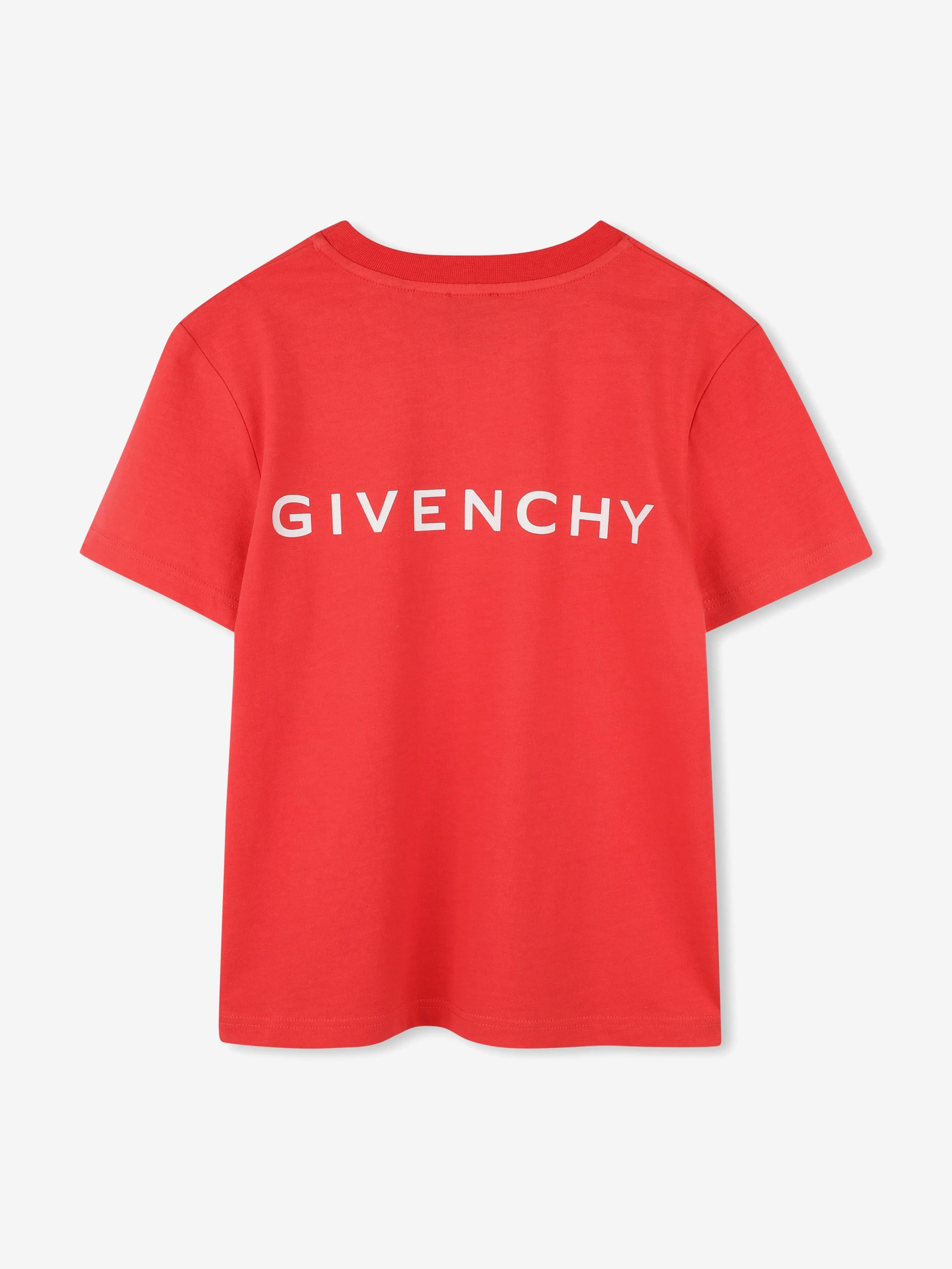 Boys 4G Logo T-Shirt in Rot