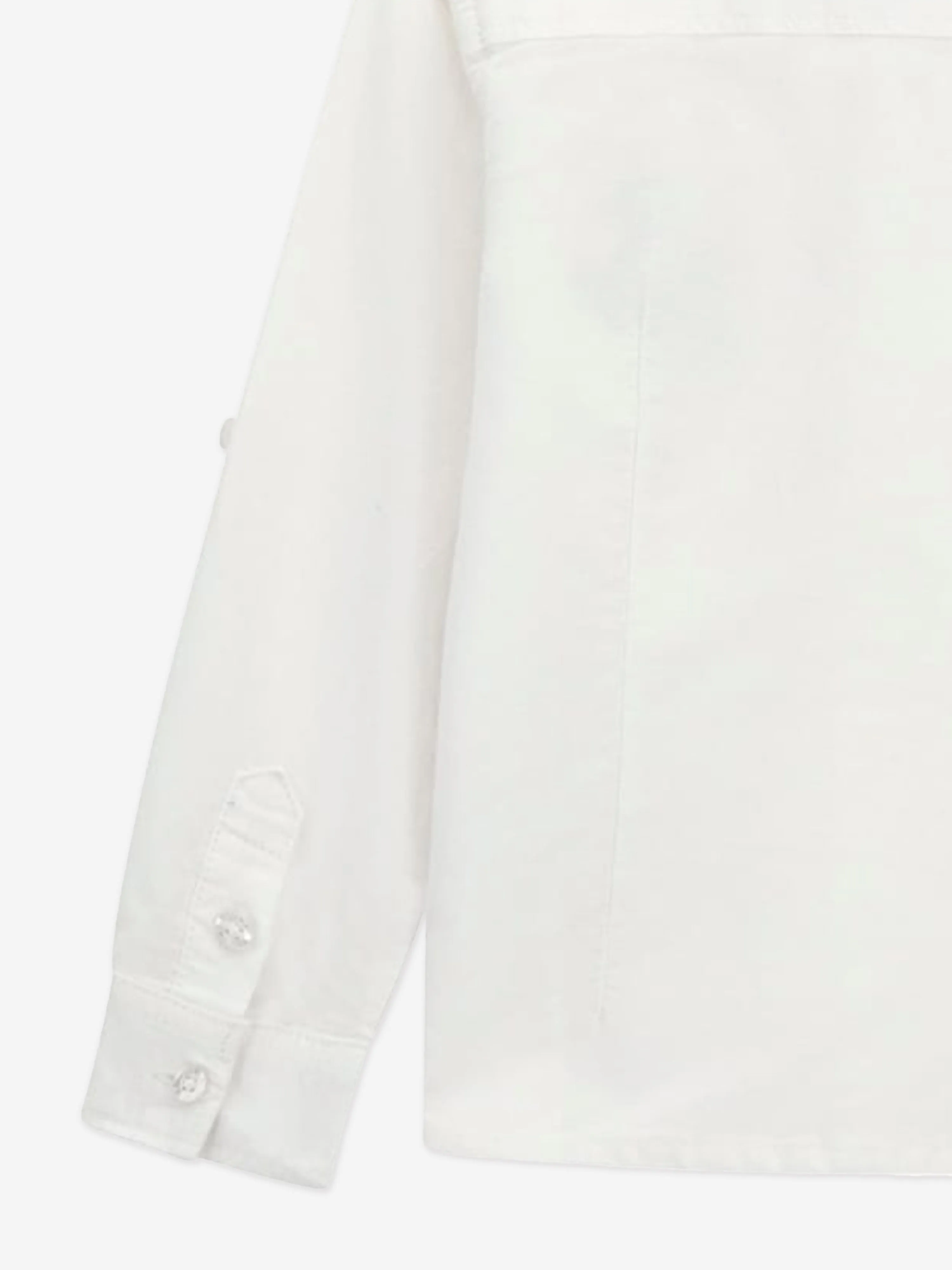 Jungen Bären Oxford-Hemd in Weiß