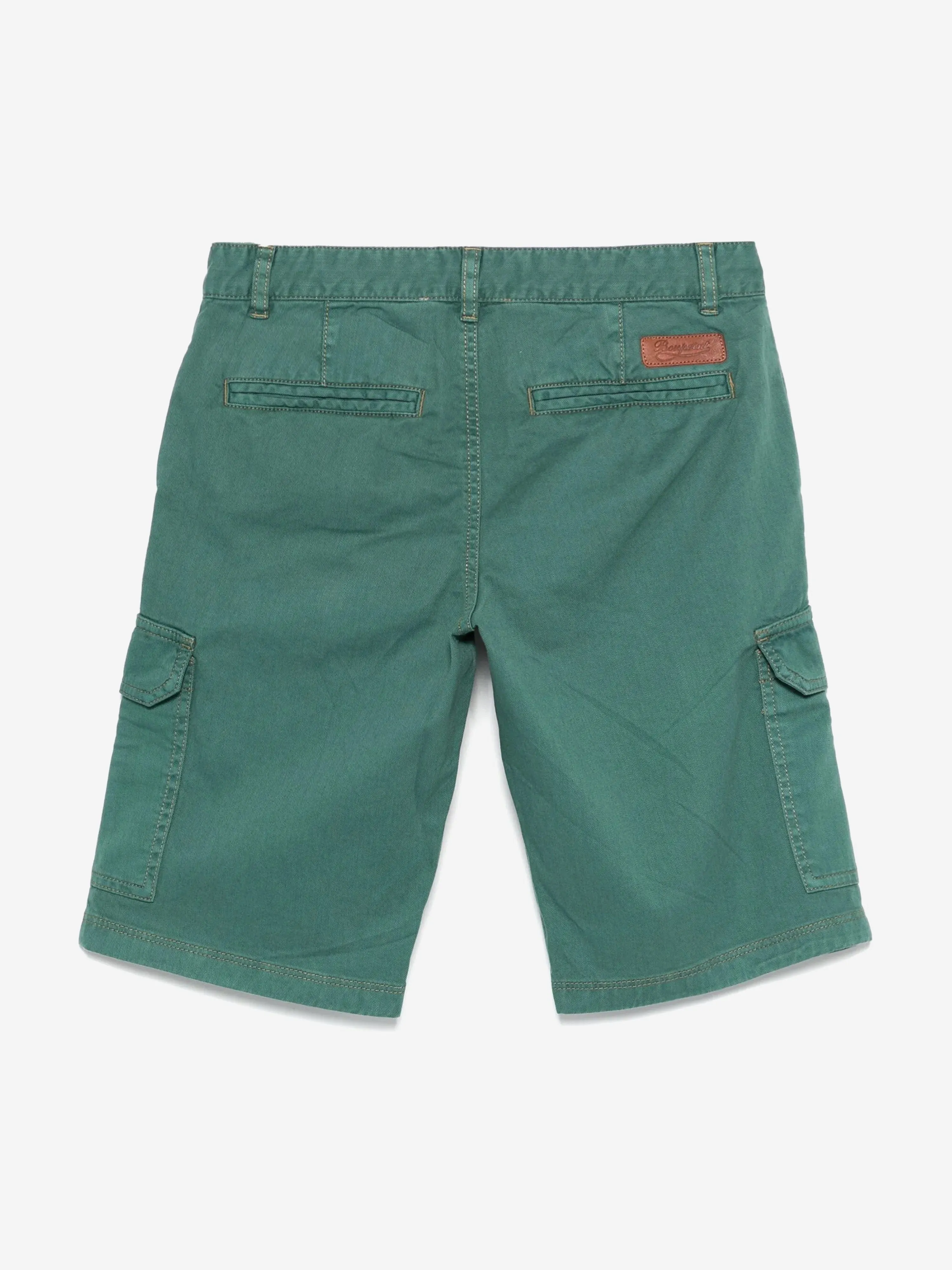 Jungen Caiman Bermuda Shorts in Grün