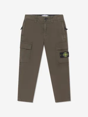 Grüne Cargo-Hosen für Jungen