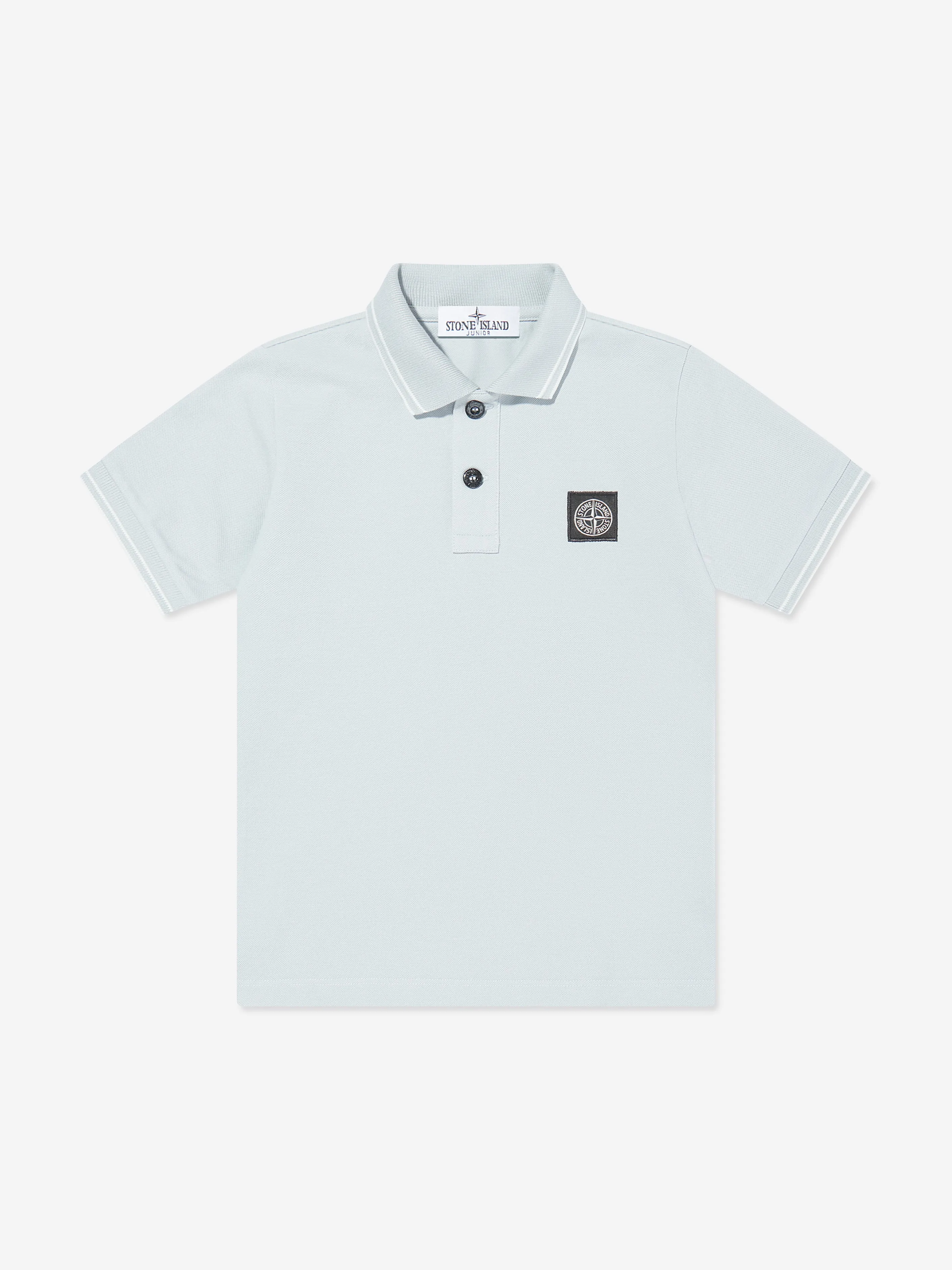 Boys Compass Logo Polo-Shirt in Blau