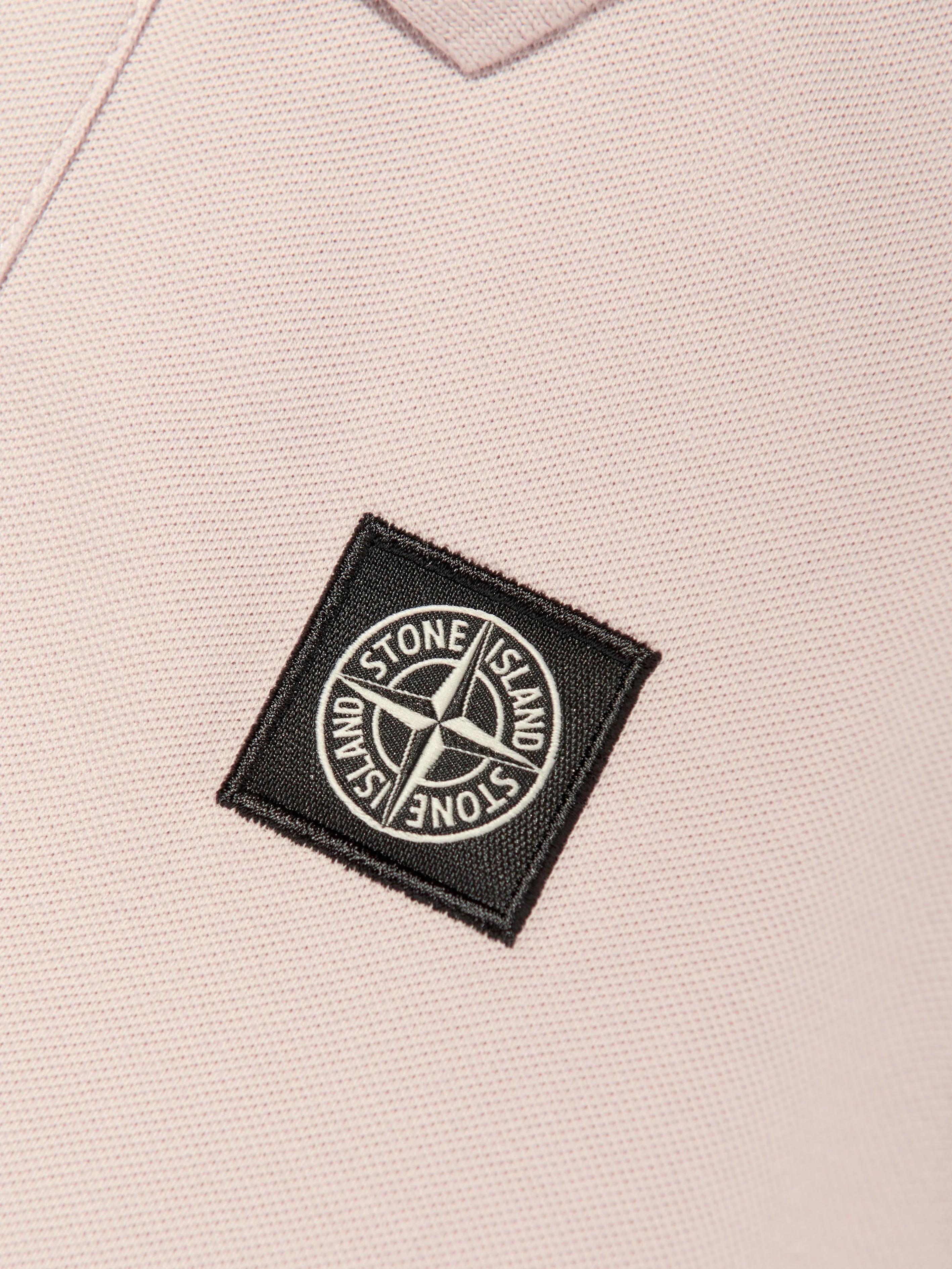 Boys Compass Logo Polo-Shirt in Rosa
