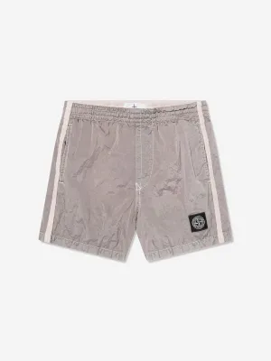 Boys Compass Logo Badeshorts in Rosa