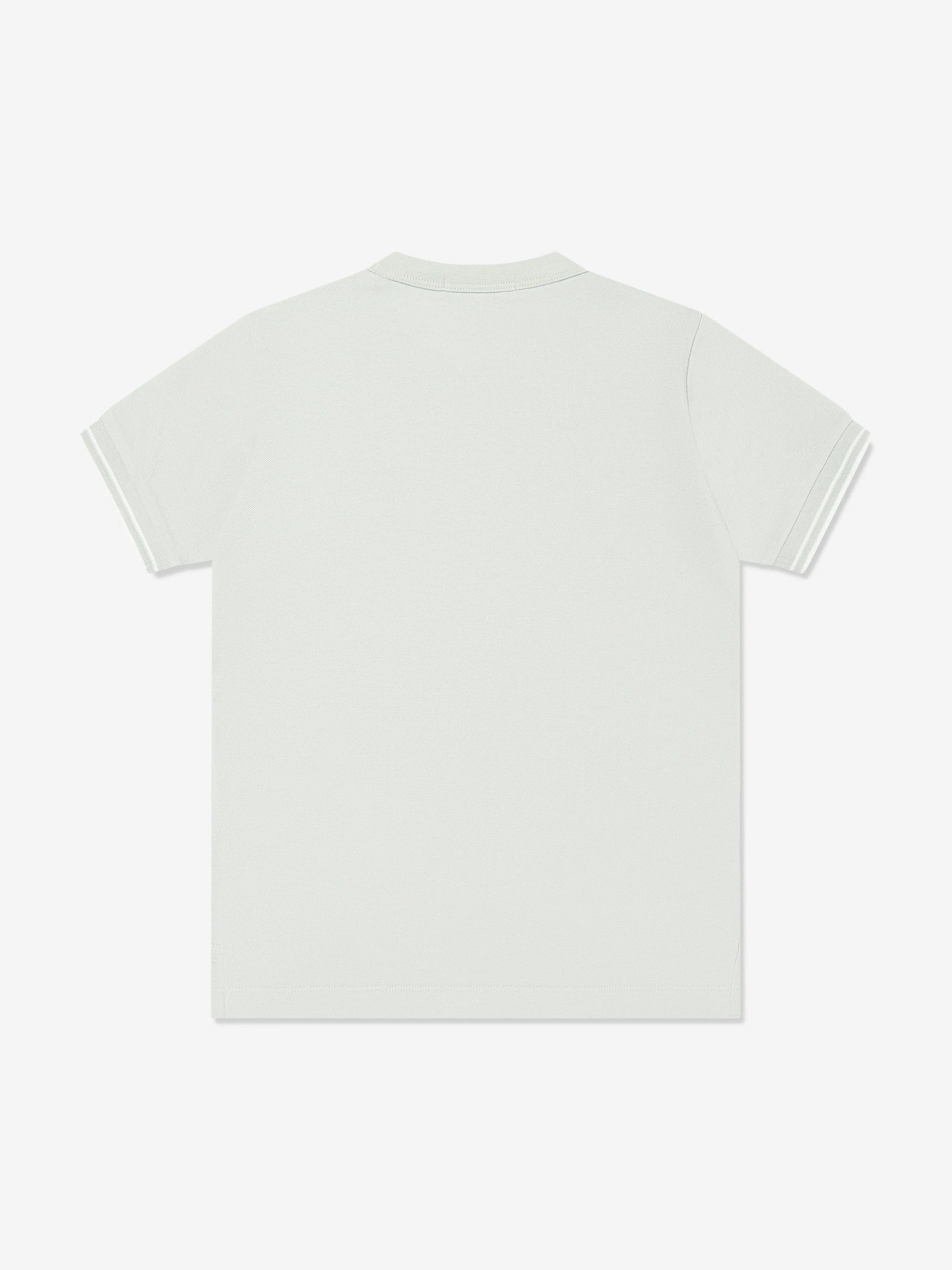 Boys Compass Logo T-Shirt in Elfenbein