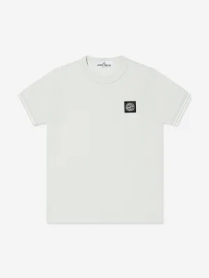 Boys Compass Logo T-Shirt in Elfenbein
