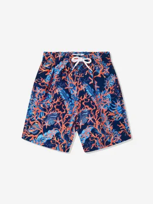 Jungen Coral Beach Shorts in Blau (UPF50 )