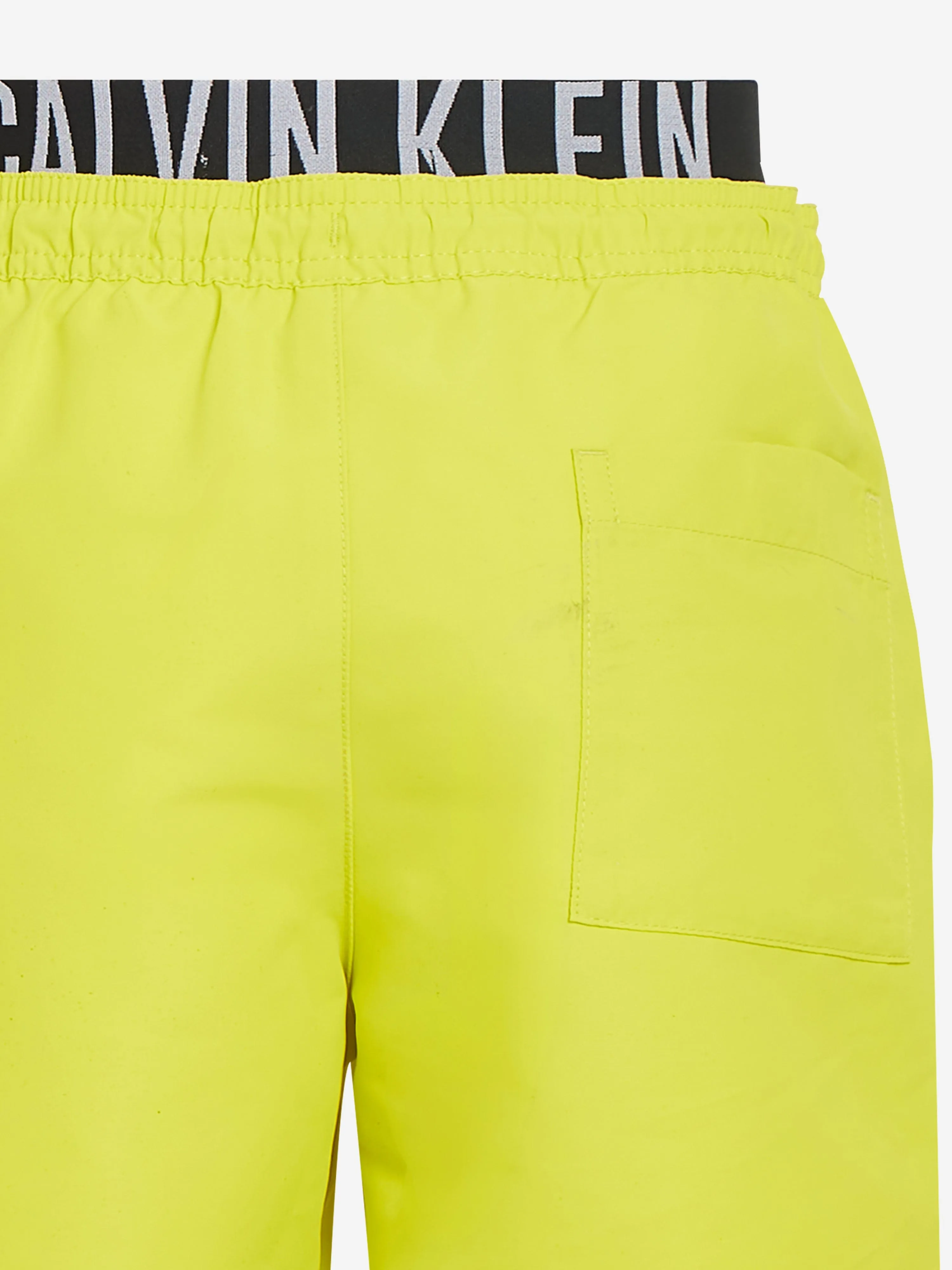 Jungen Badehose mit Doppelbund in Gelb
