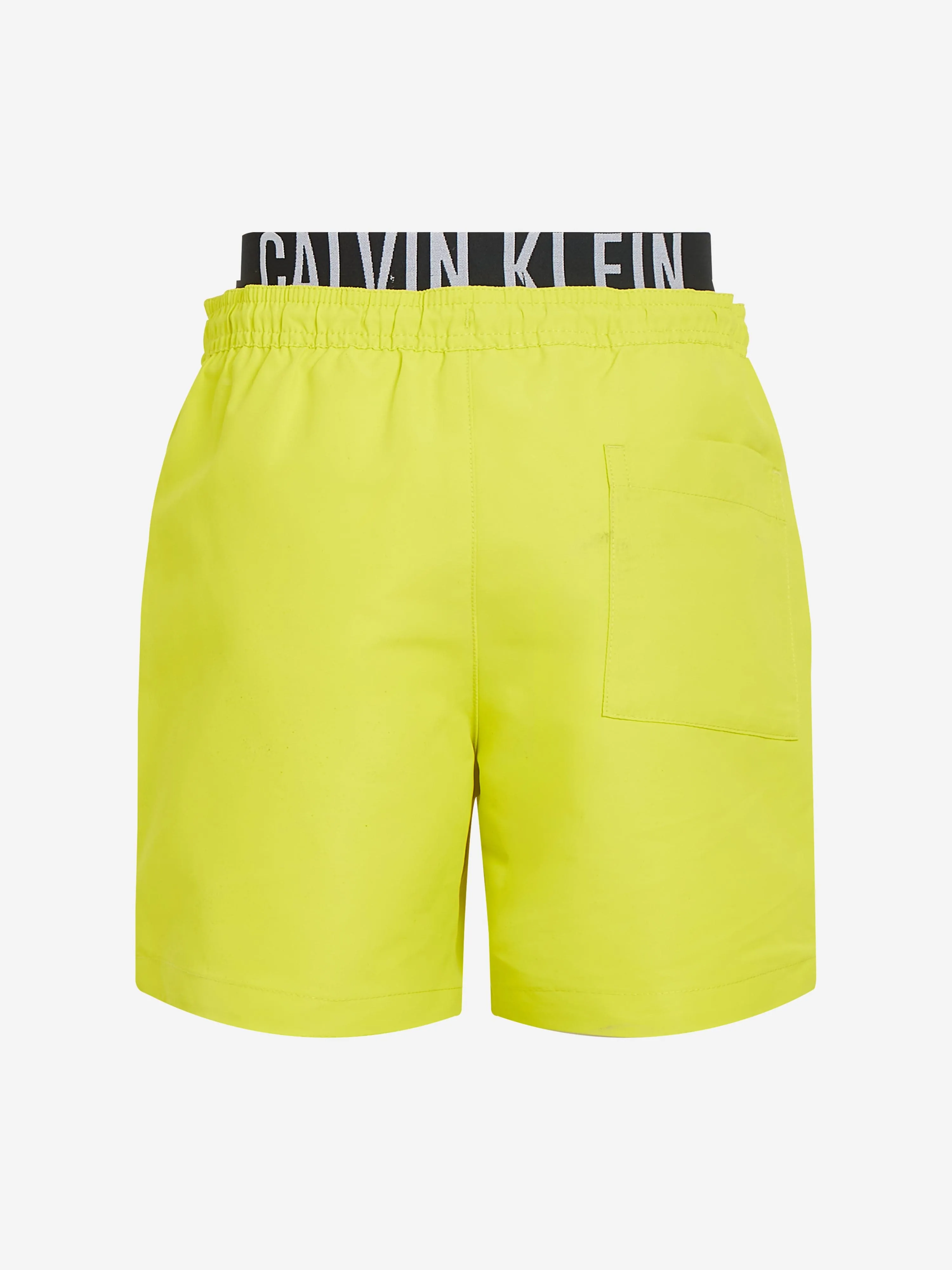 Jungen Badehose mit Doppelbund in Gelb