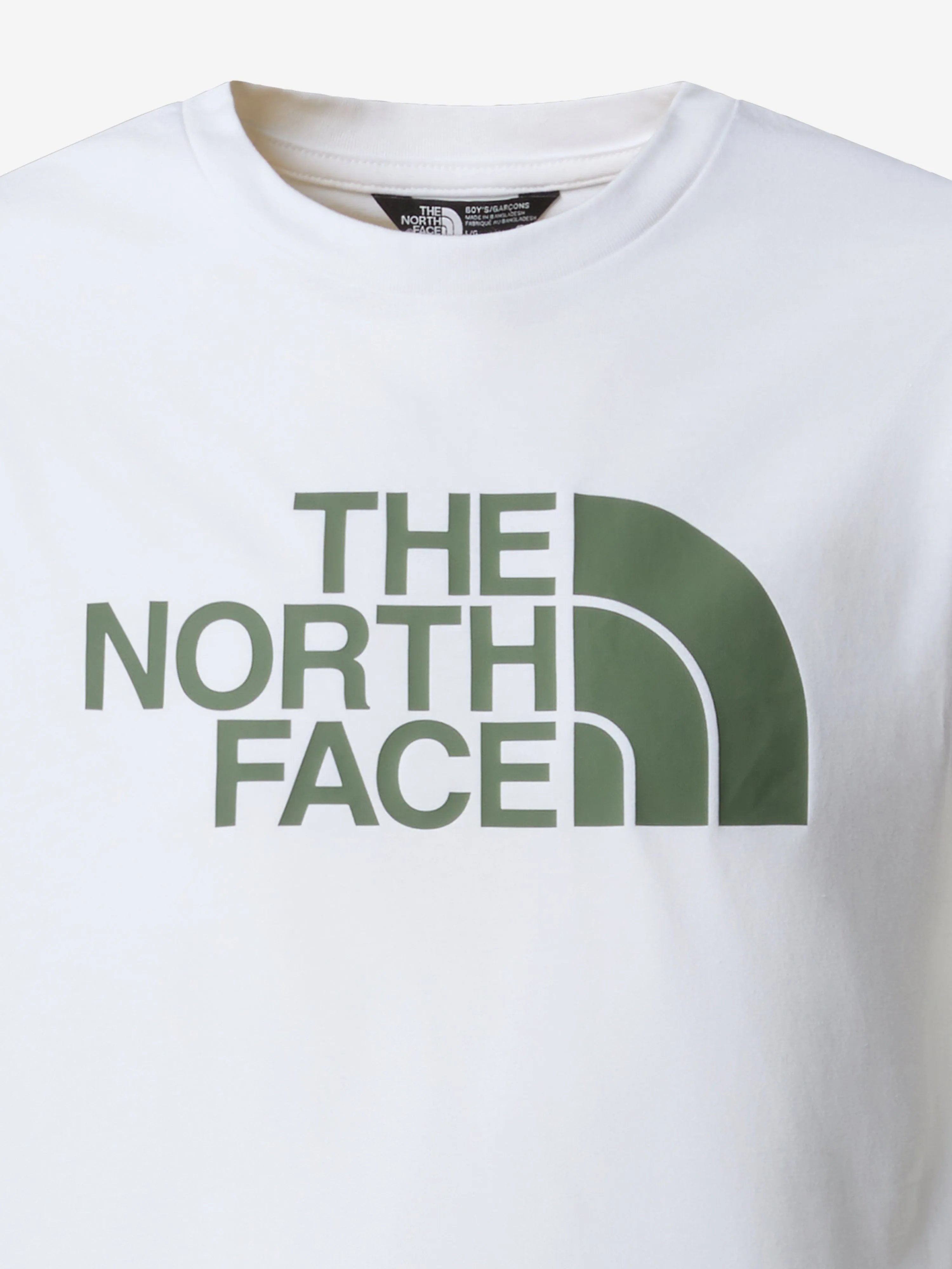 Jungen Einfaches T-Shirt in Weiß