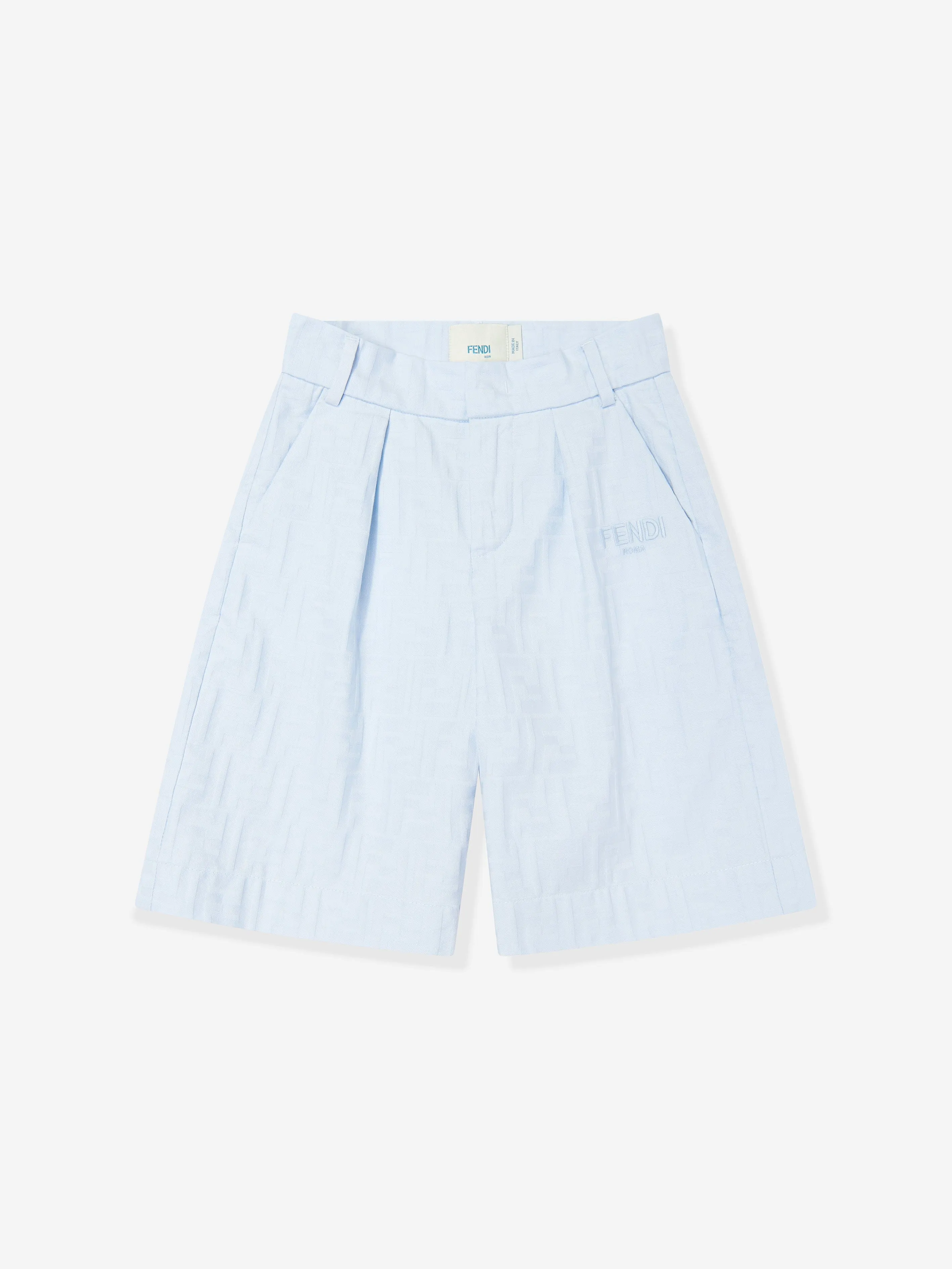 Jungen FF Jacquard Shorts in Blau