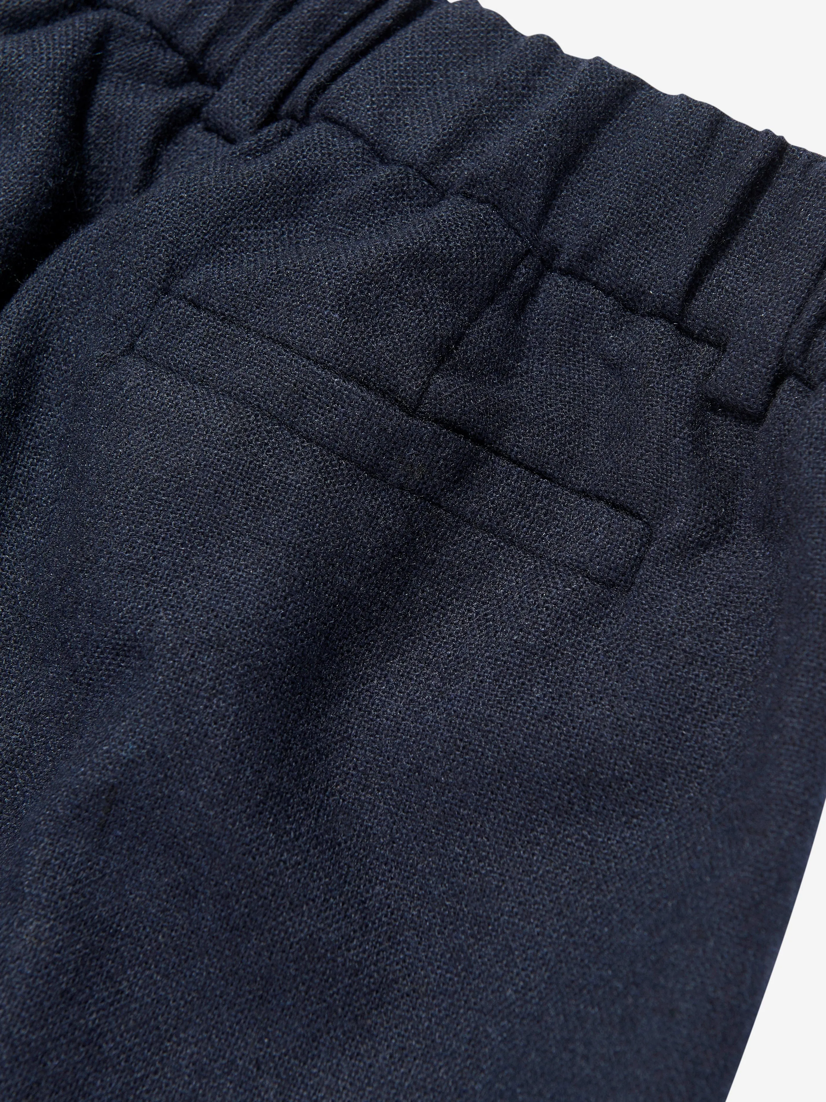 Jungen Flanellhose in Marineblau