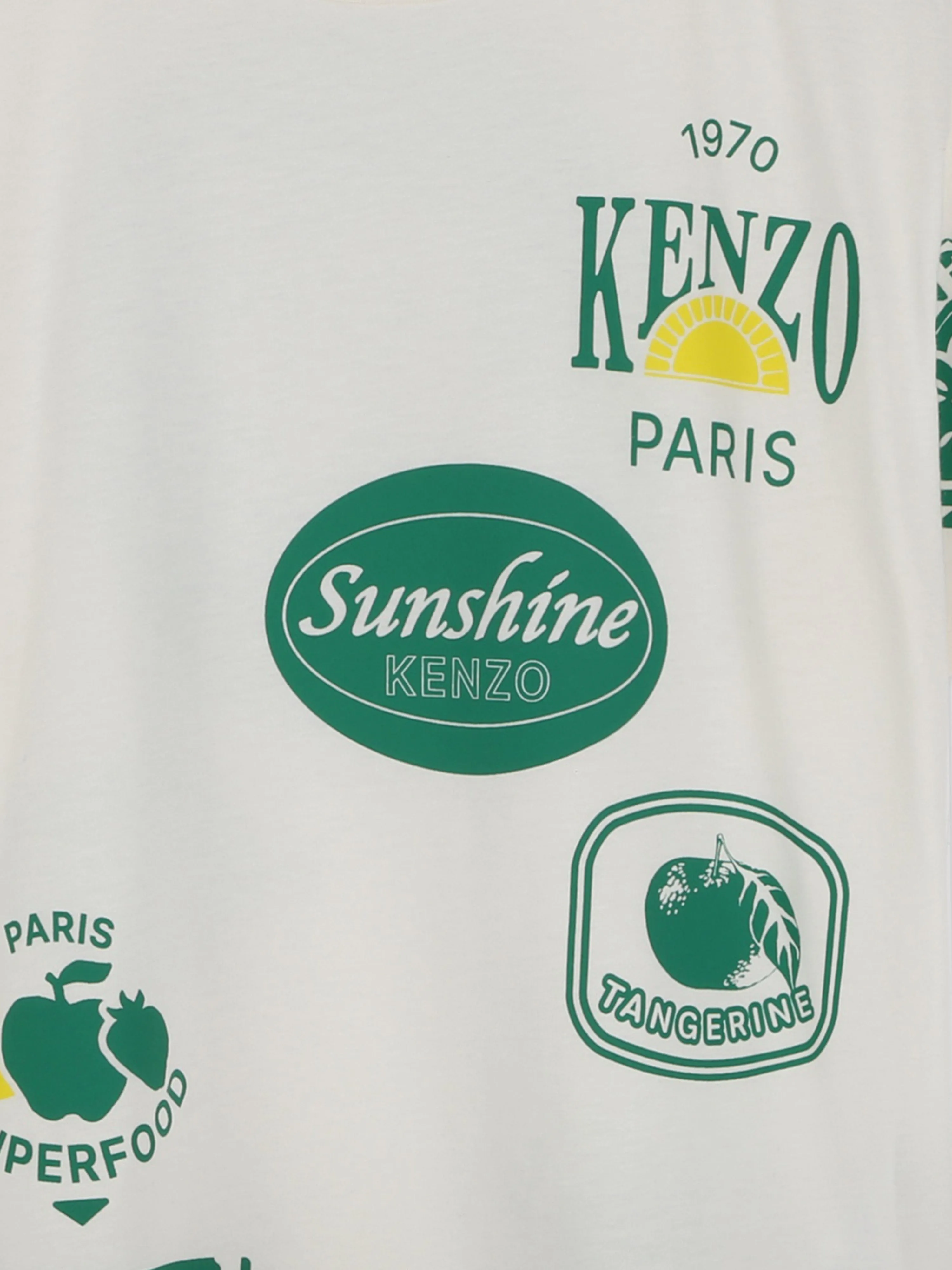 Jungen Frucht T-Shirt in Elfenbein