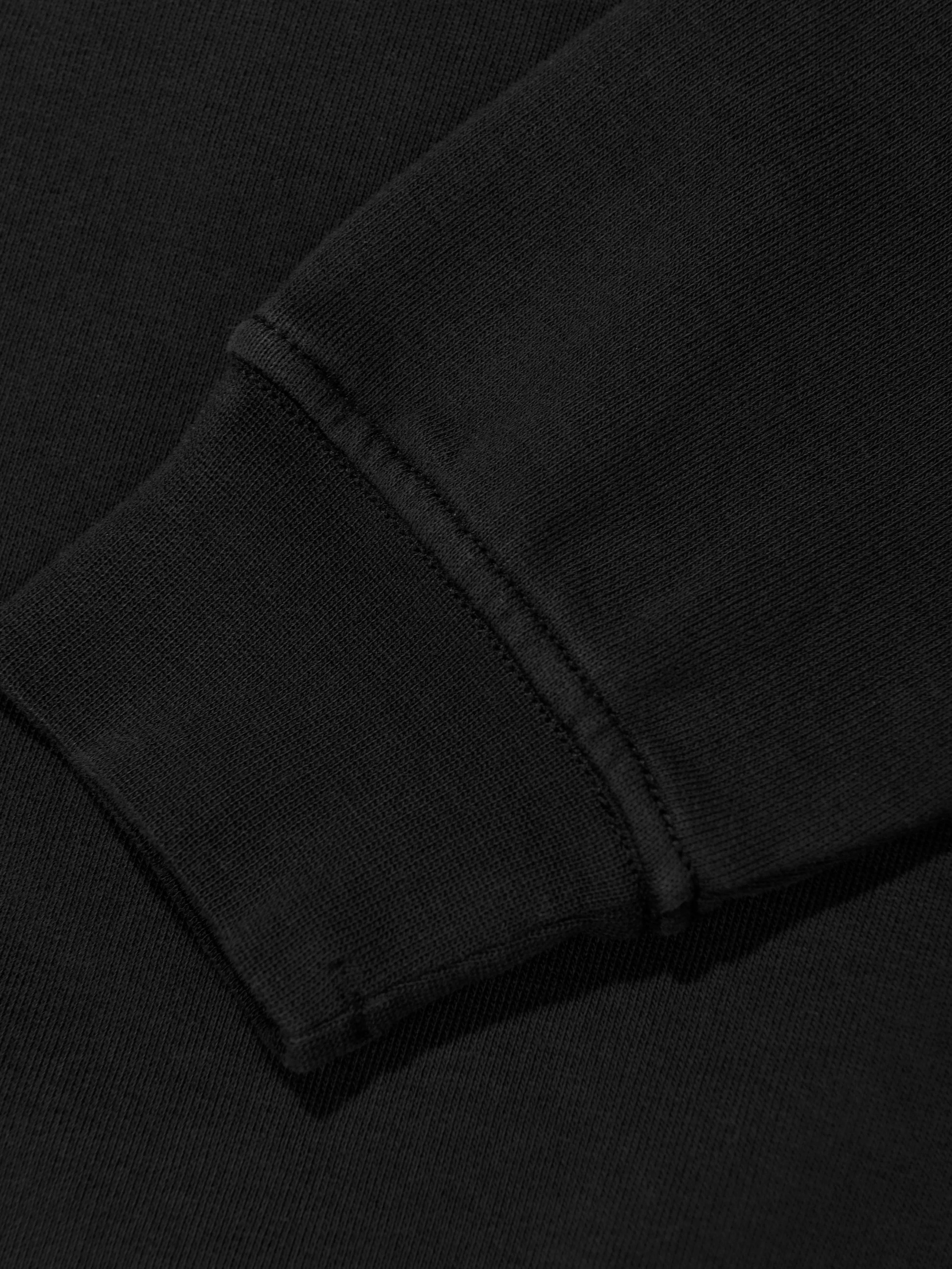 Jungen Half-Zip Sweatshirt in Schwarz