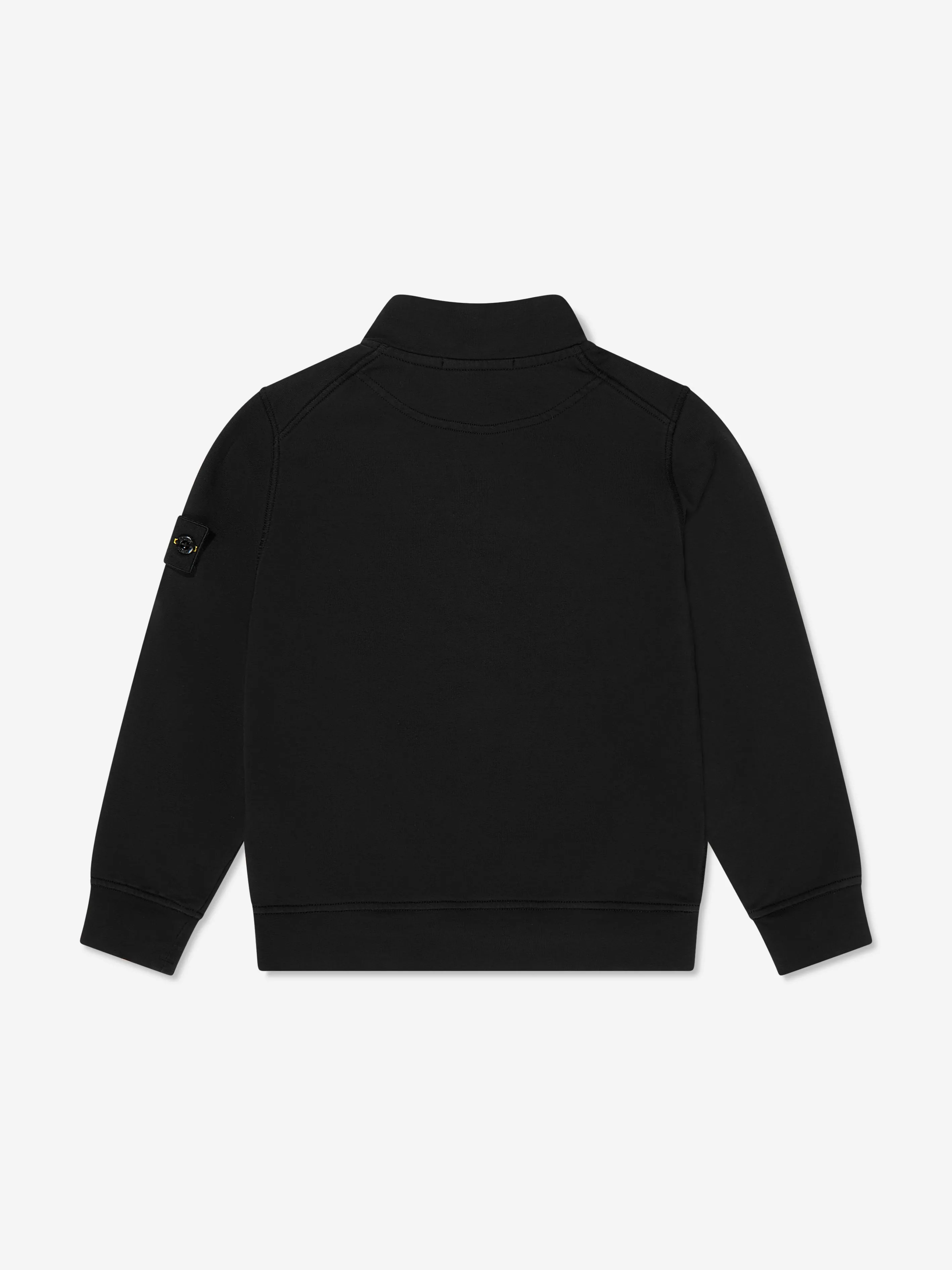 Jungen Half-Zip Sweatshirt in Schwarz