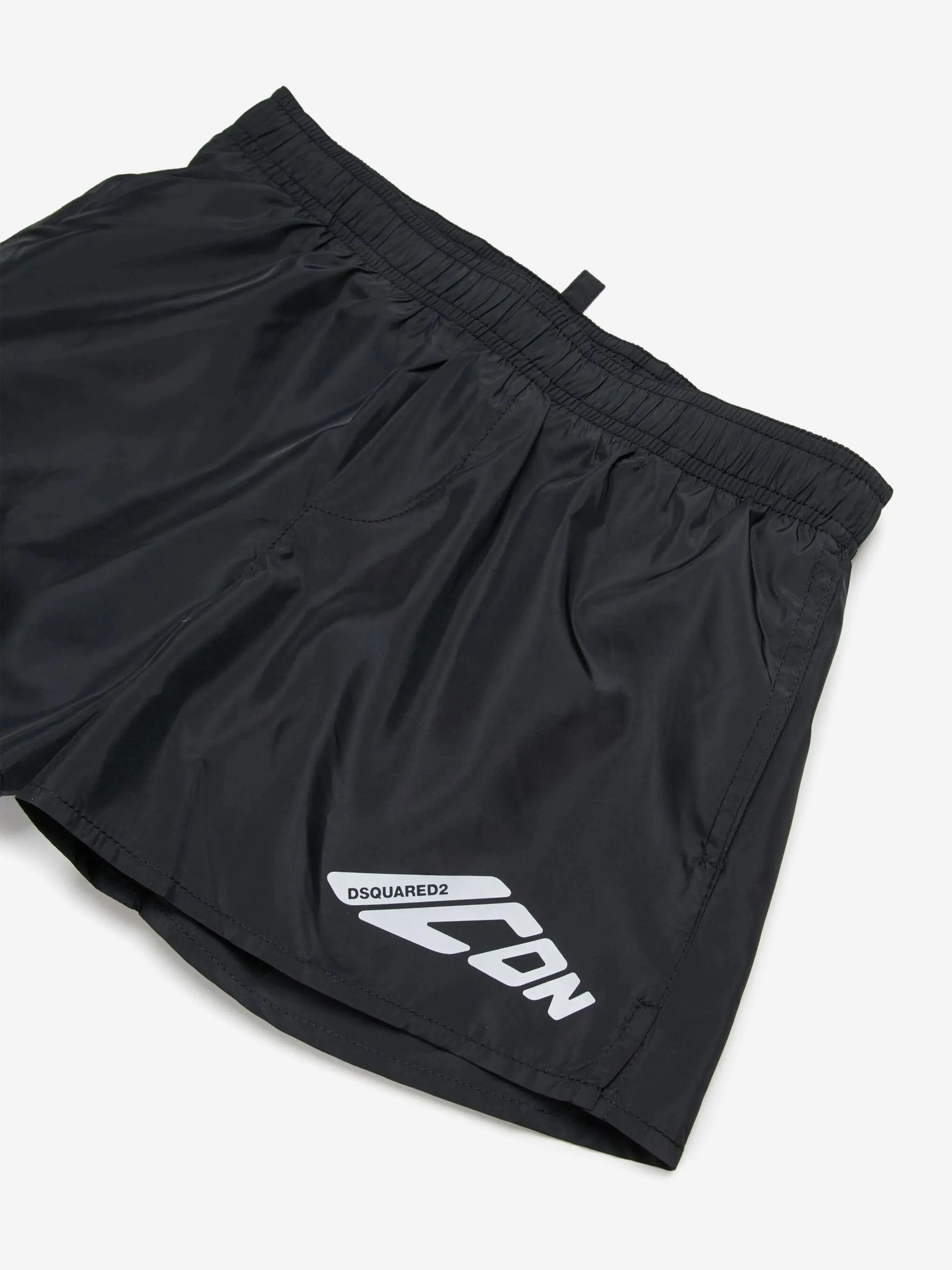Boys Icon Badeshorts in Schwarz