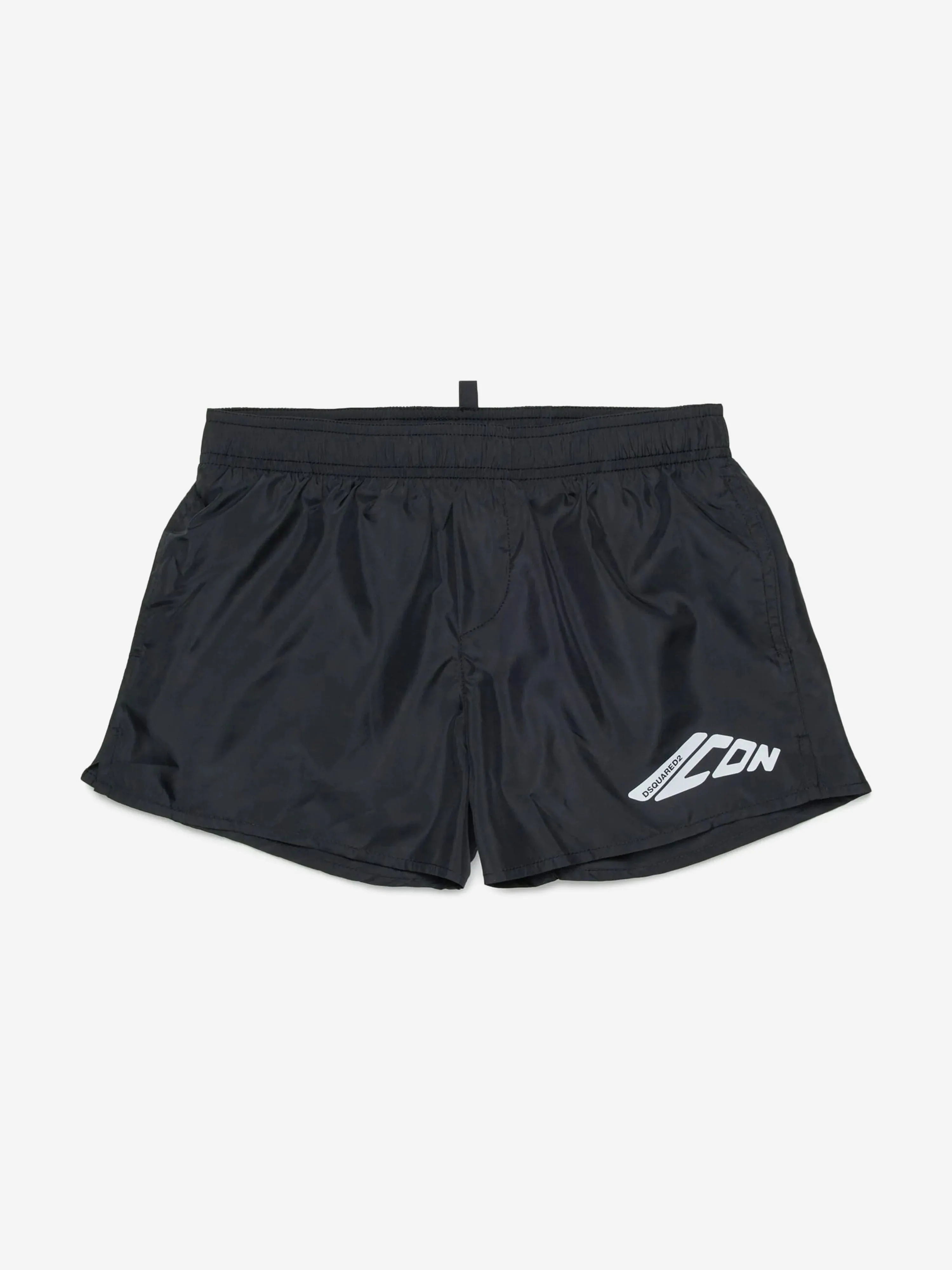 Boys Icon Badeshorts in Schwarz