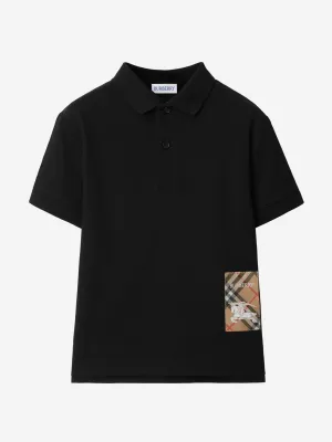 Jungen Johane EKD Polo-Shirt in Schwarz
