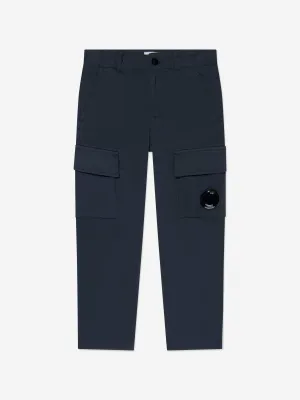 Jungen Cargo-Hose mit Linsenoptik in Marineblau