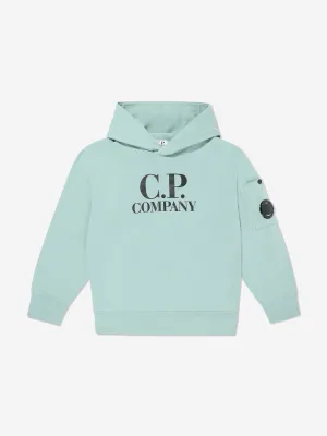 Jungen Objektiv Kapuzenpullover in Grün