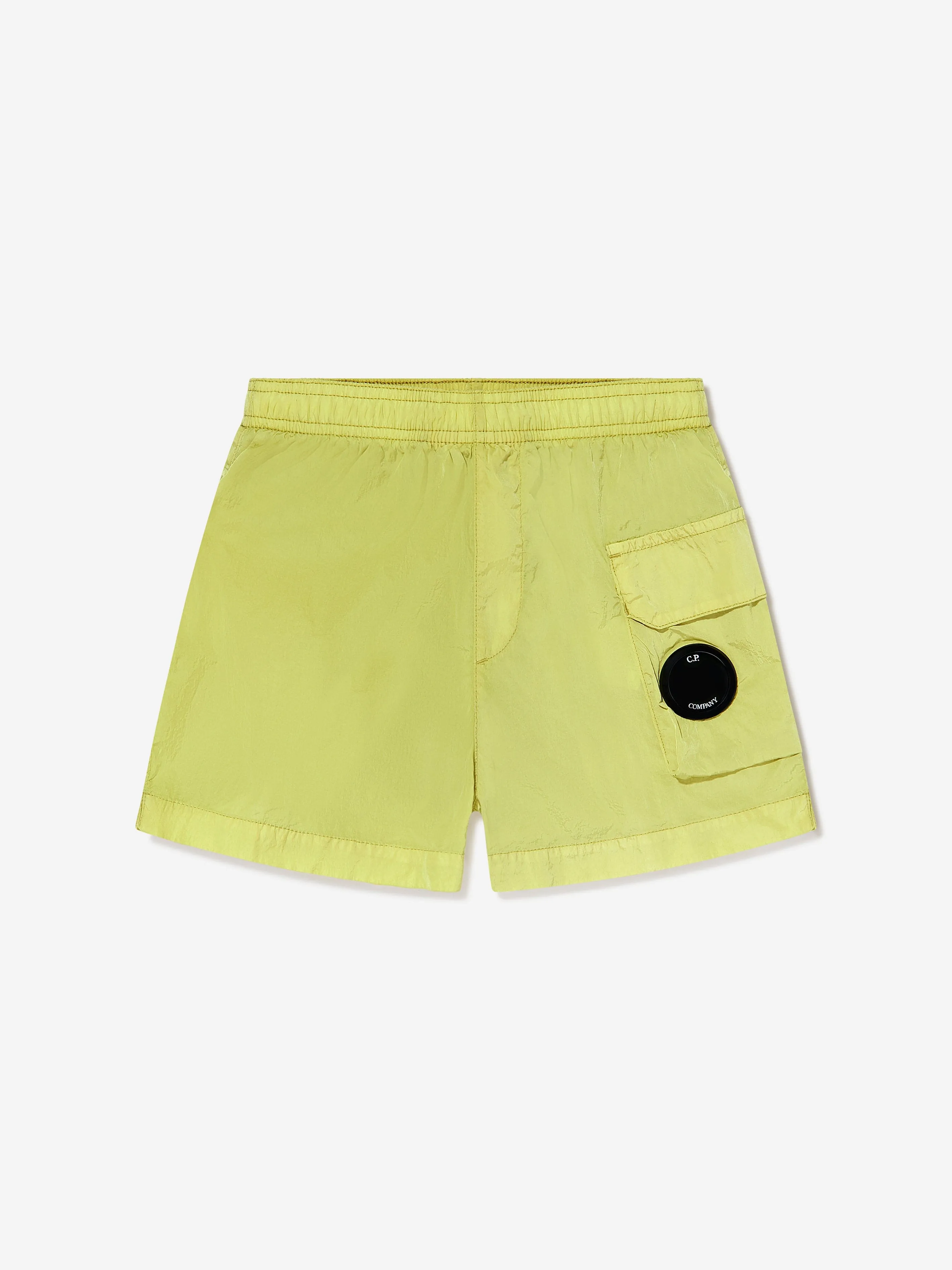 Jungen-Linsentaschen-Badeshorts in Grün