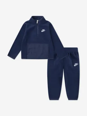 Jungen Lifestyle Essential 1/2-Zip Tracksuit in Marineblau