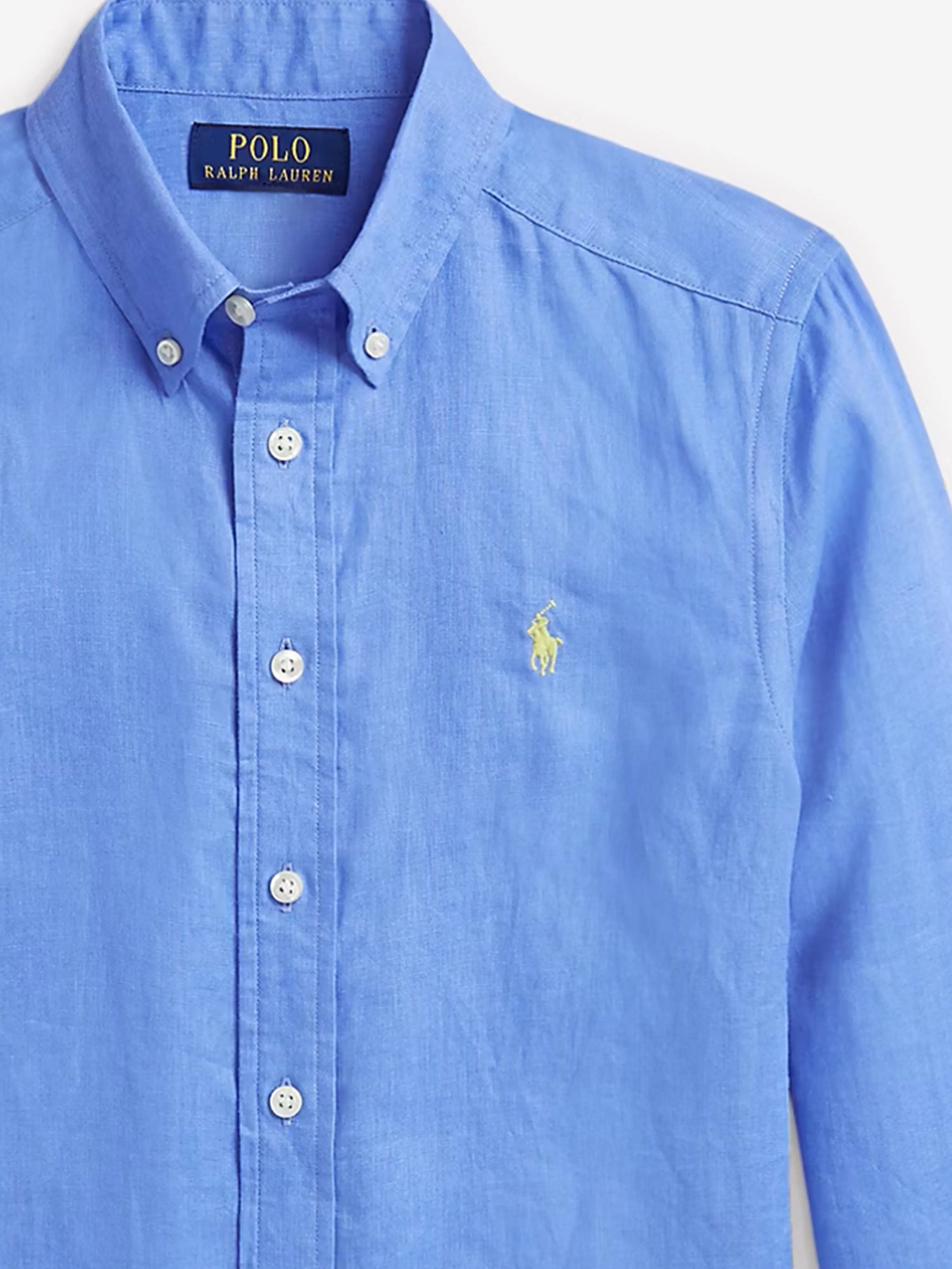 Jungen Leinenhemd in Blau