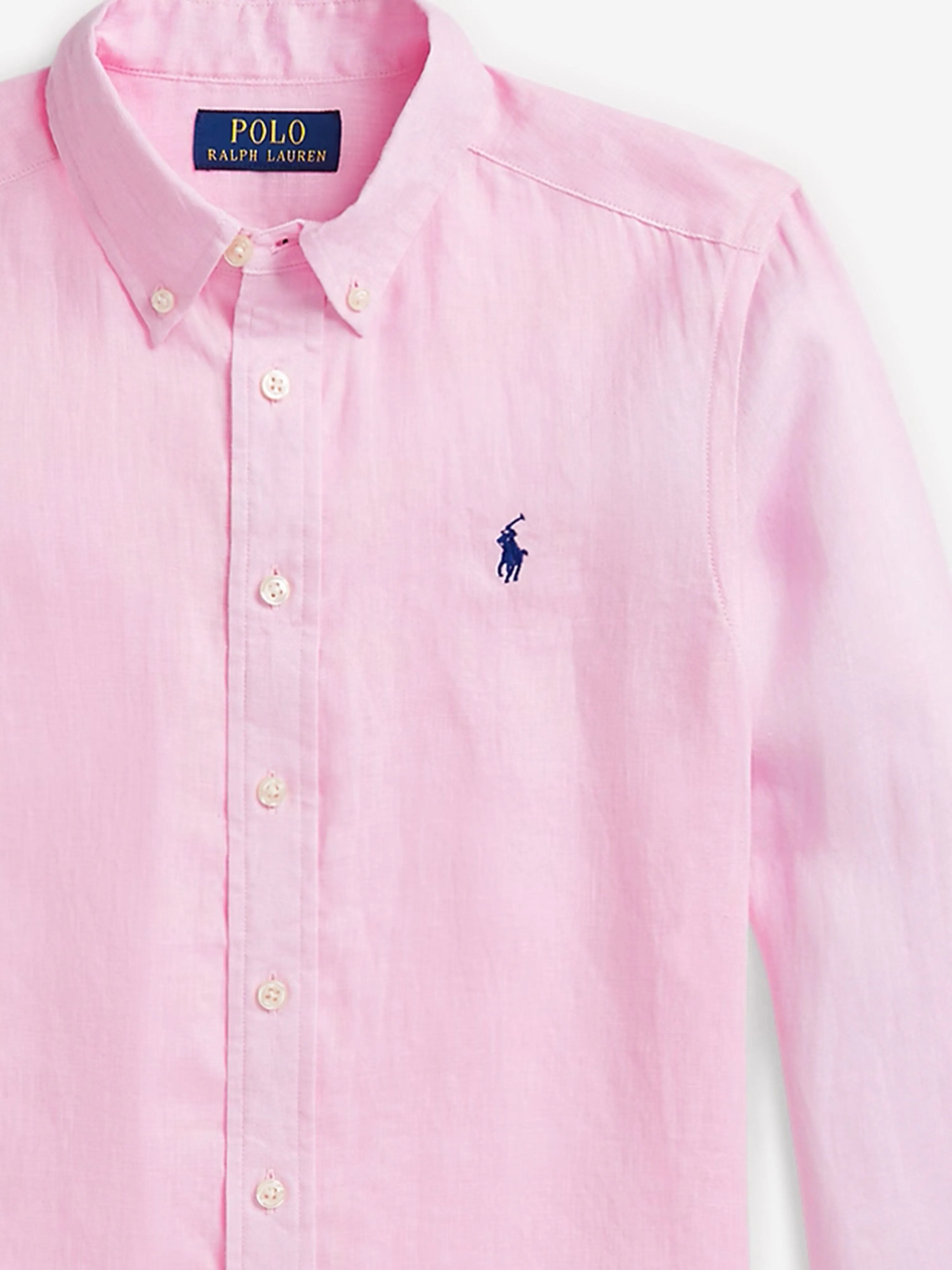 Jungen Leinenhemd in Rosa