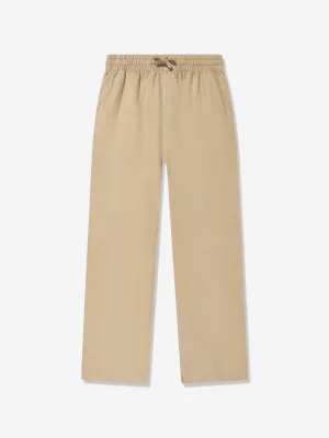 Braune Leinenhosen für Jungen