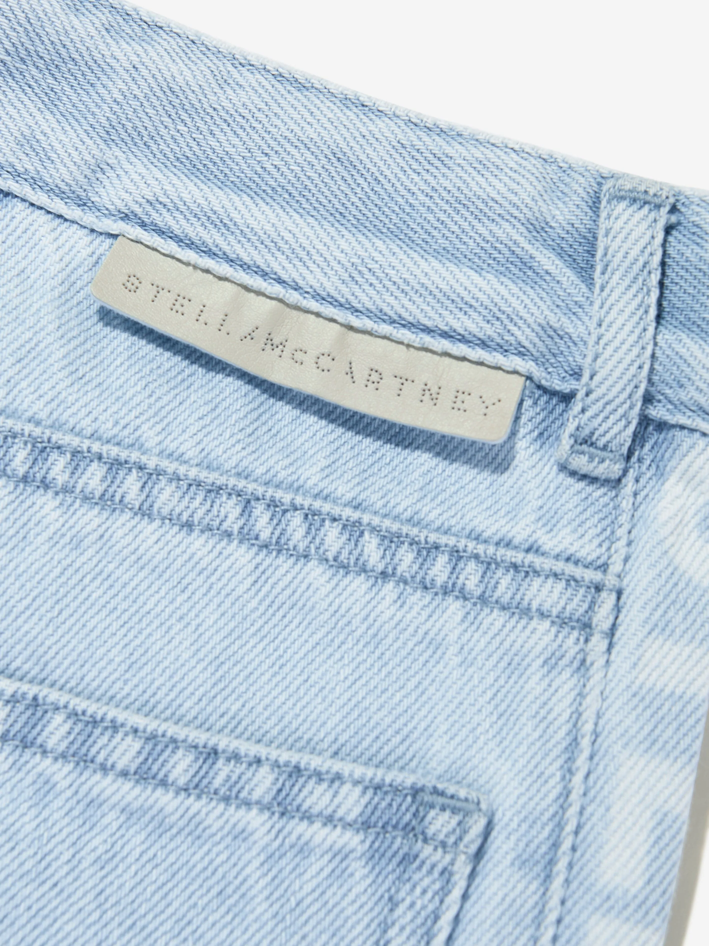 Blaue Denim-Shorts mit Logo für Jungen