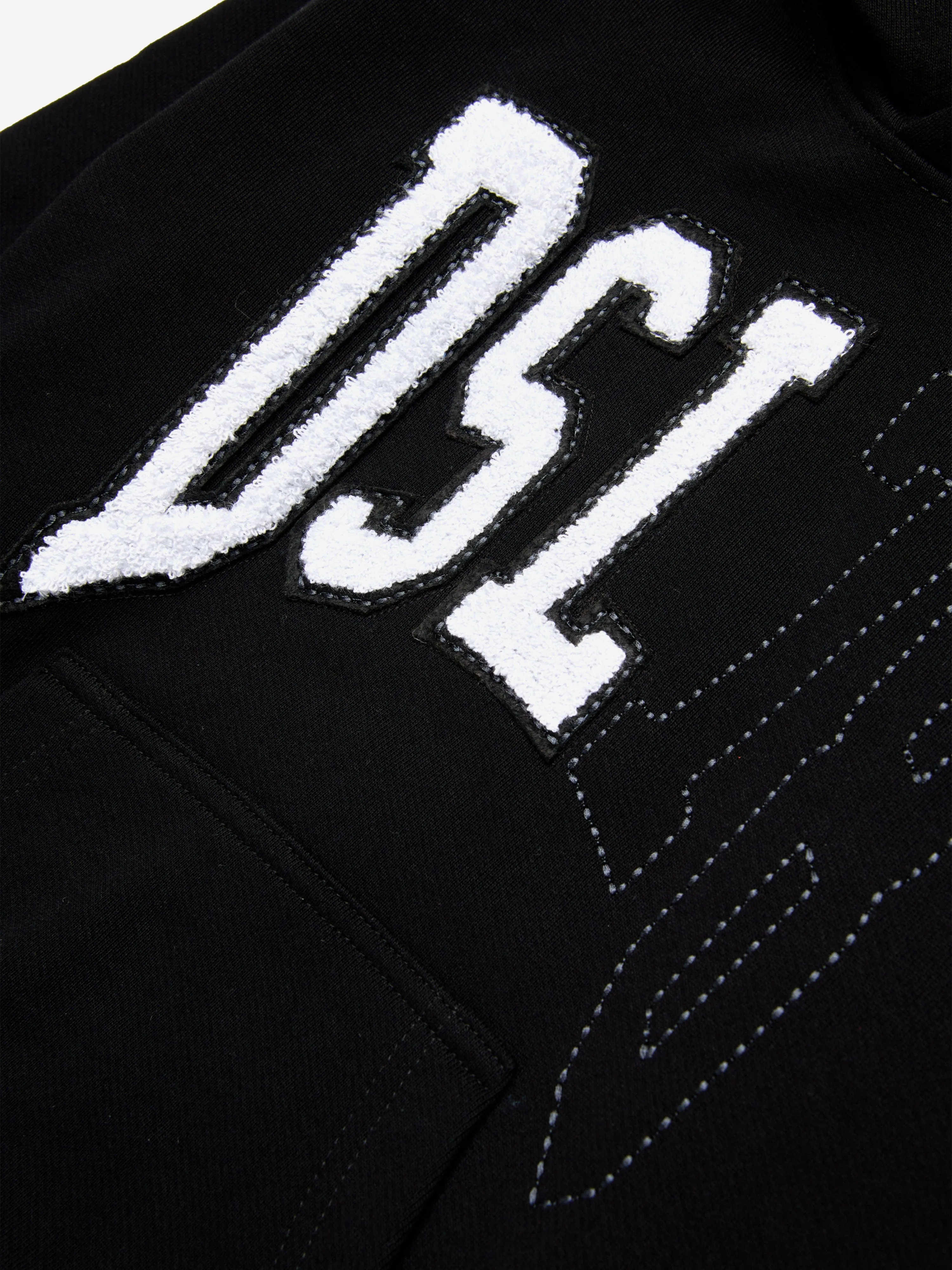 Jungen Logo Hoodie in Schwarz