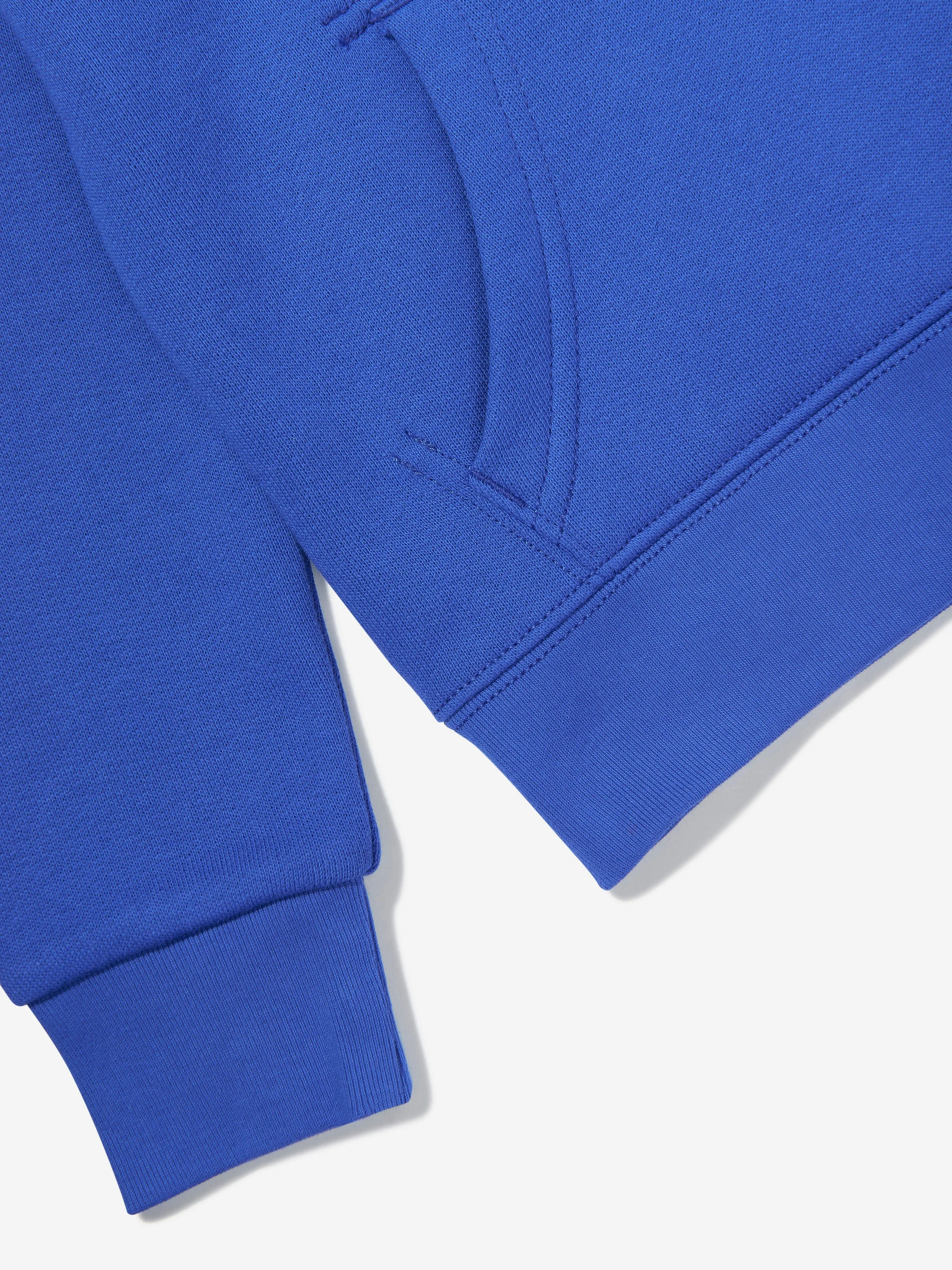 Jungen Logo Hoodie in Blau