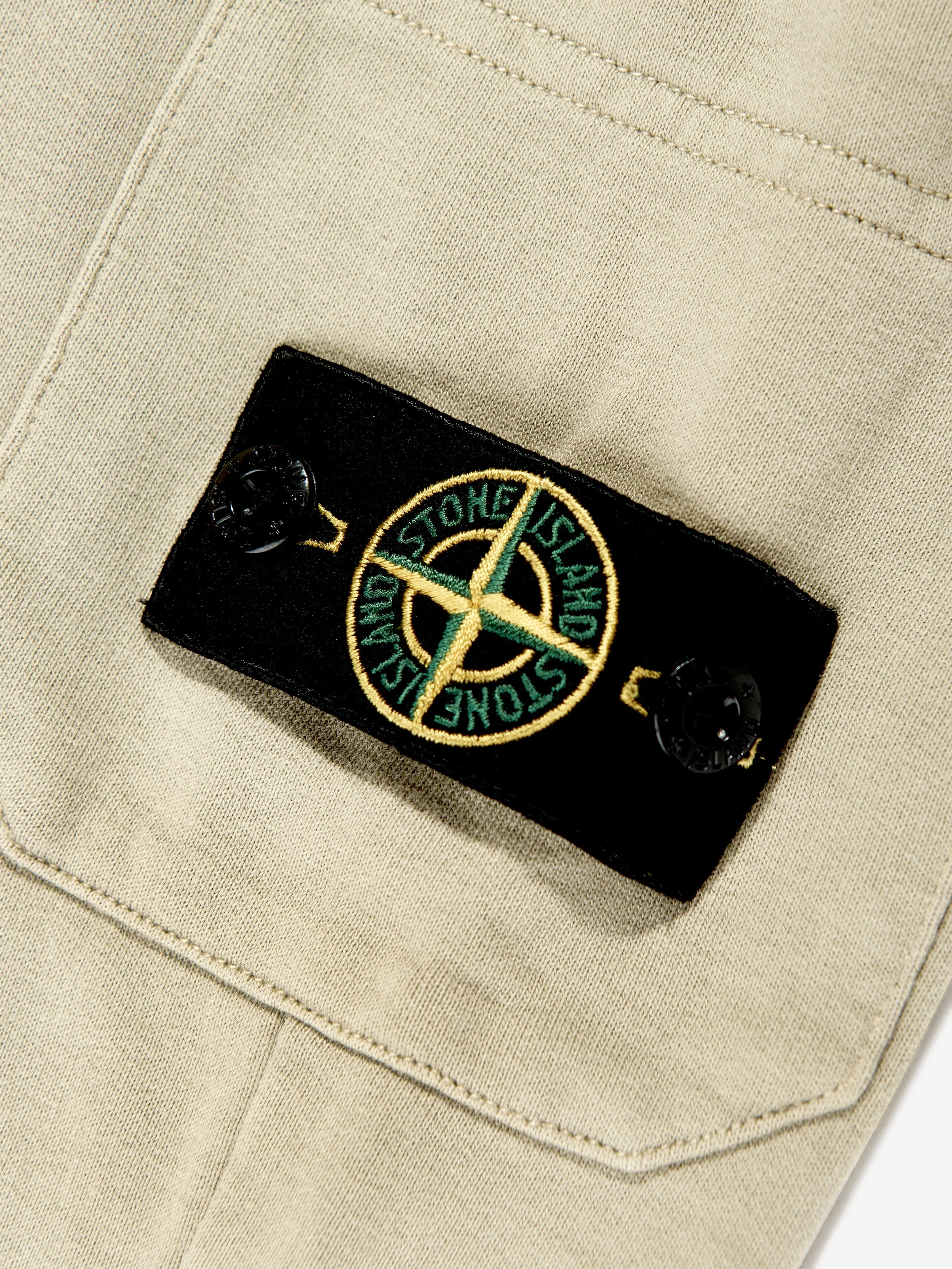 Jogginghose mit Logo für Jungen in Beige