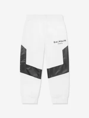 Jogginghosen für Jungen mit Logo in Weiß