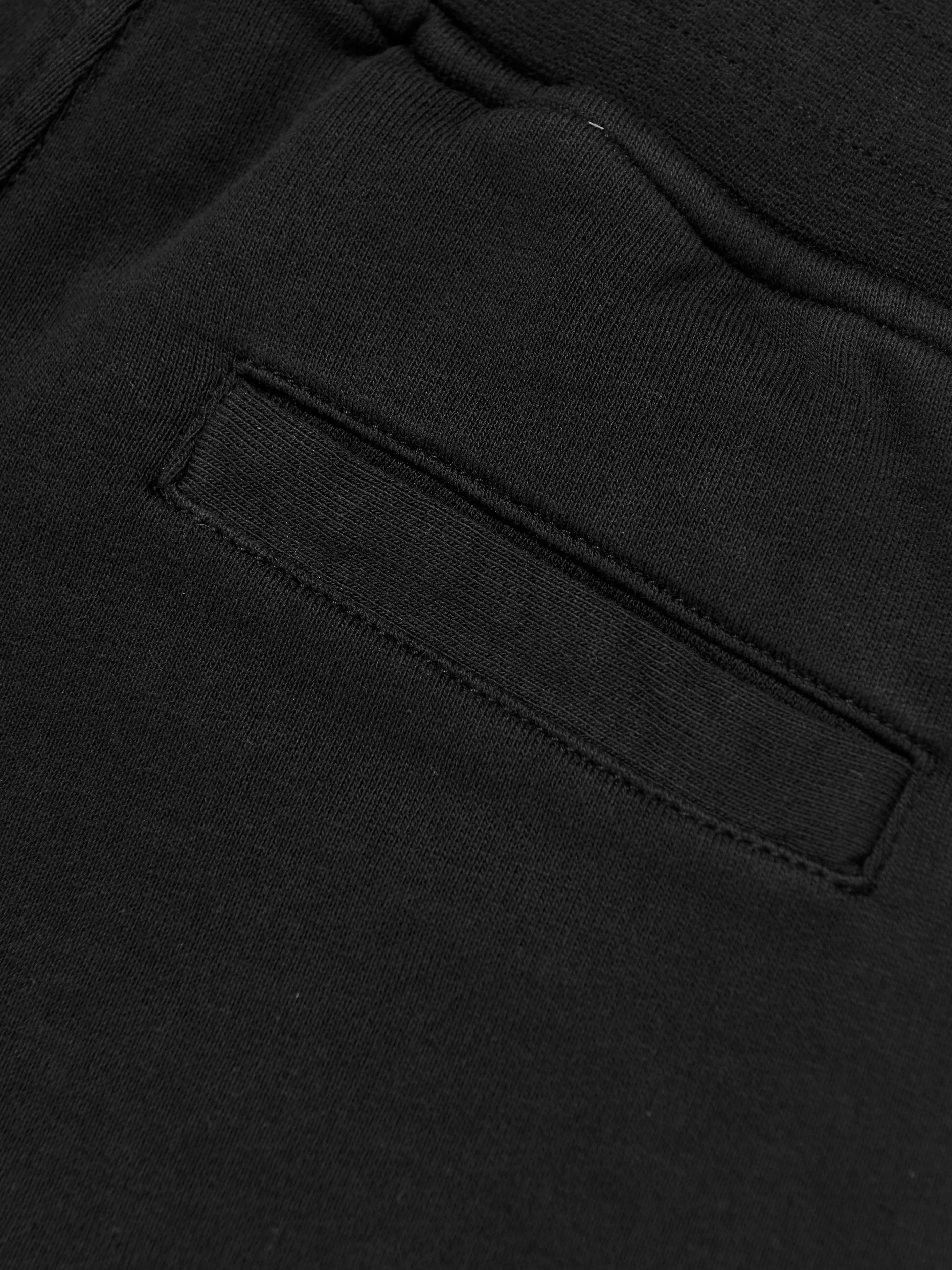 Jungen Logo Hosentaschen Shorts in Schwarz