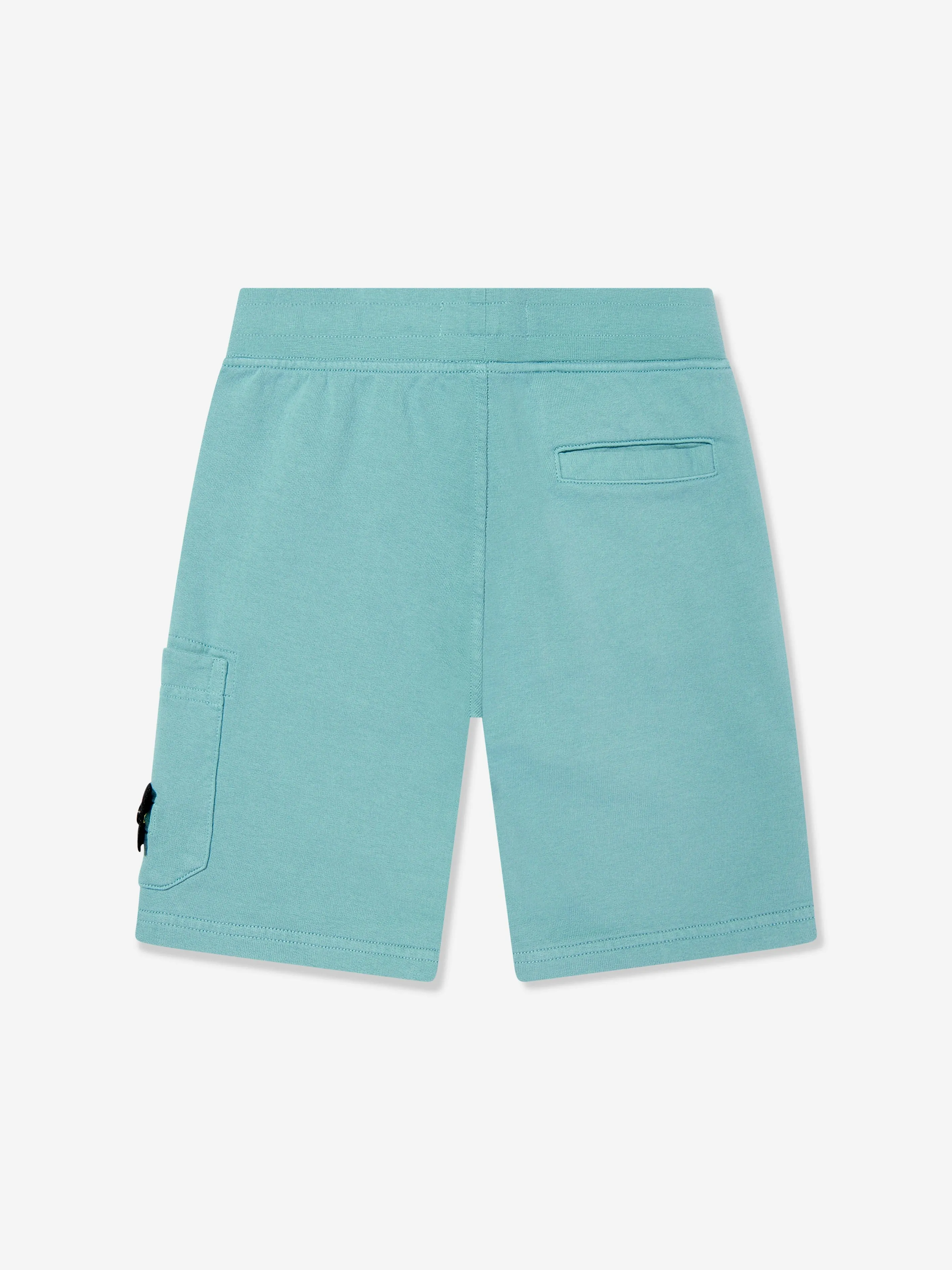 Jungen Logo Hosentaschen Shorts in Blau