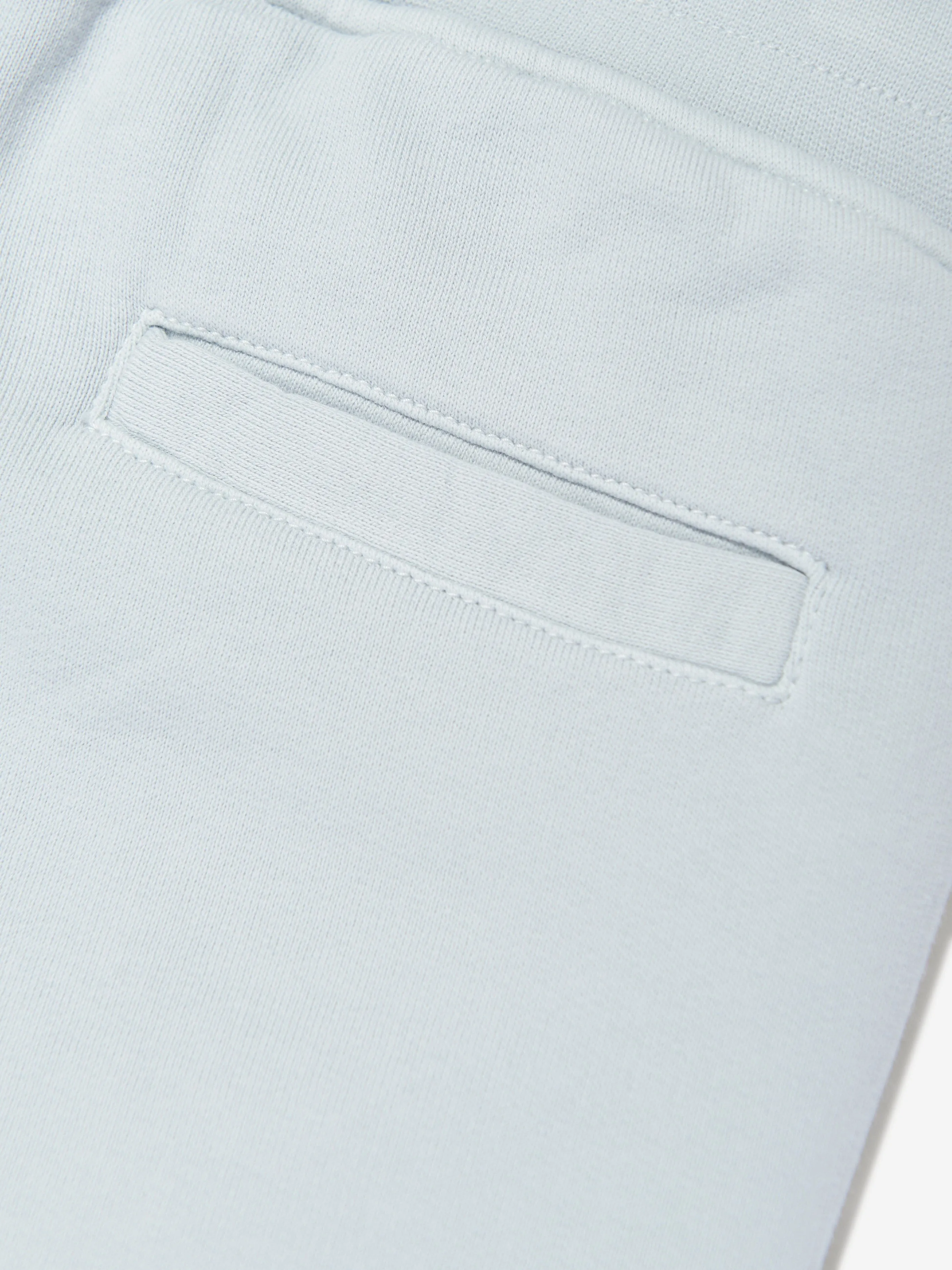 Blaue Jungen Logo-Hosentaschen Shorts