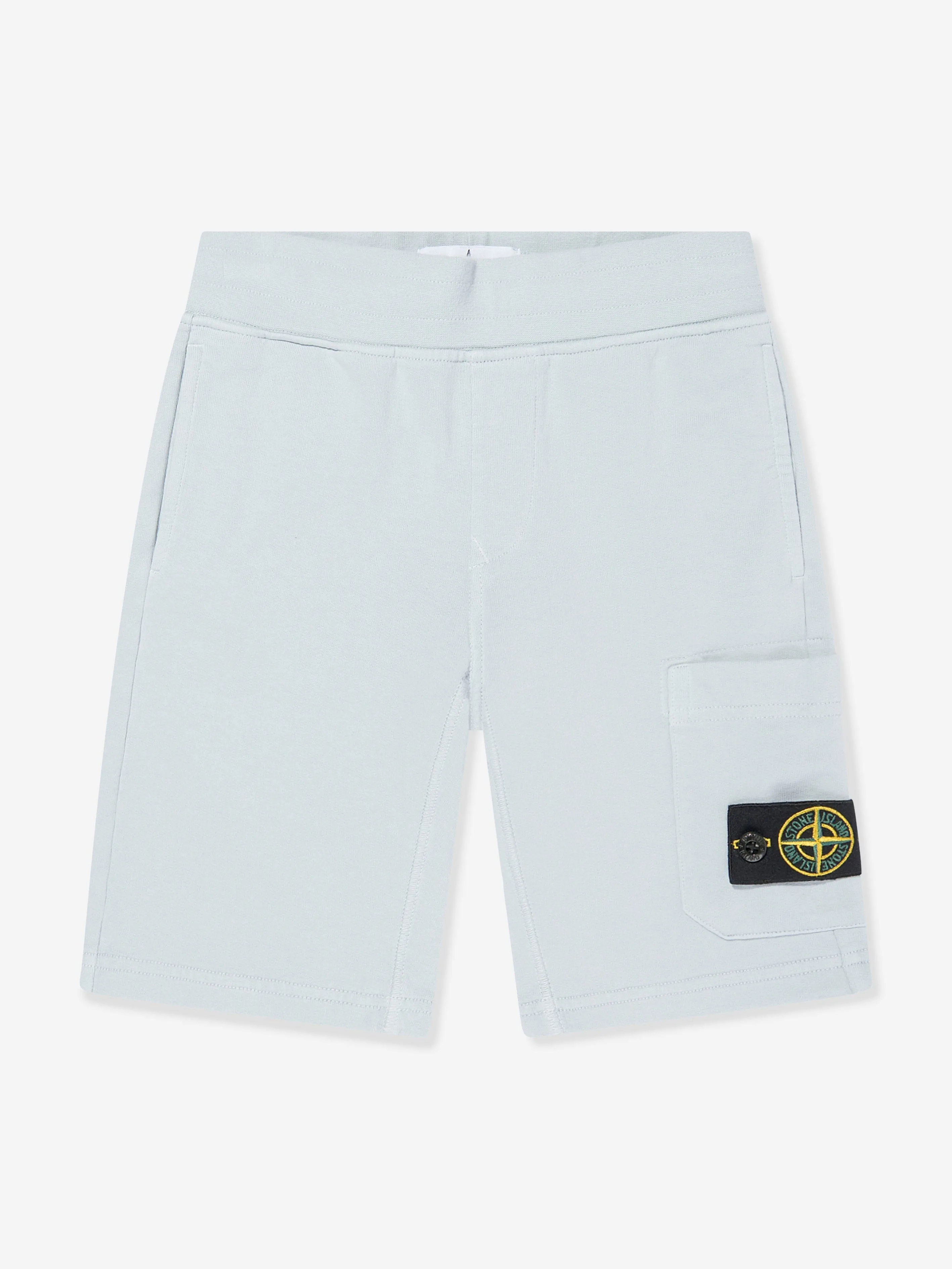 Blaue Jungen Logo-Hosentaschen Shorts