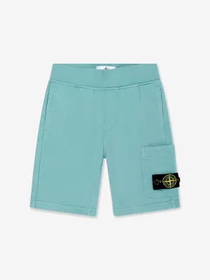 Jungen Logo Hosentaschen Shorts in Blau