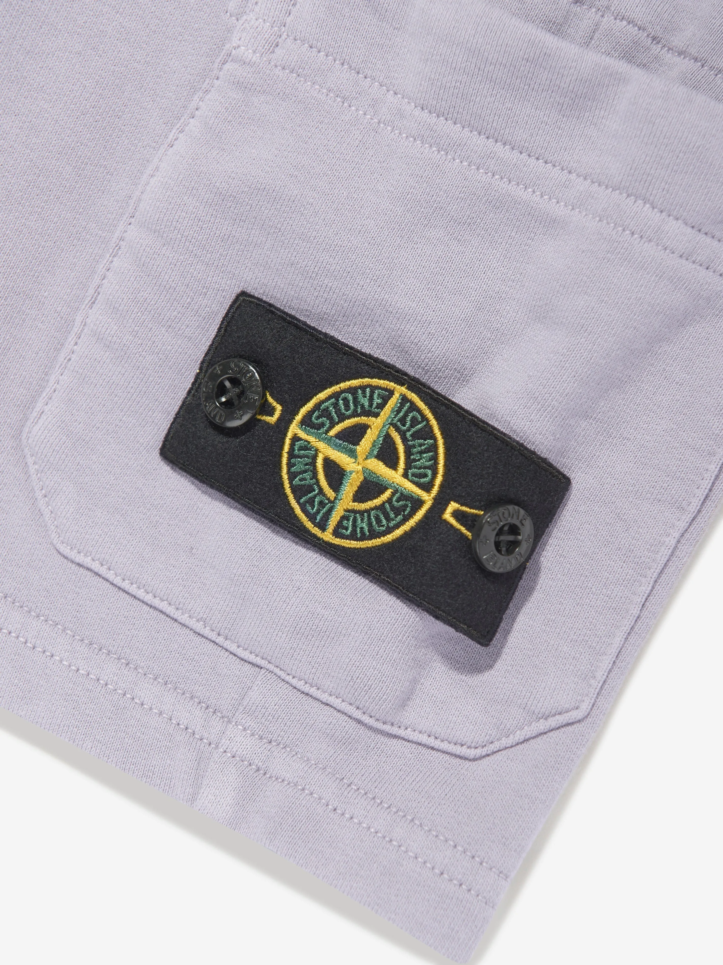 Jungen Logo Taschen Shorts in Lila