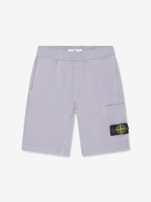 Jungen Logo Taschen Shorts in Lila