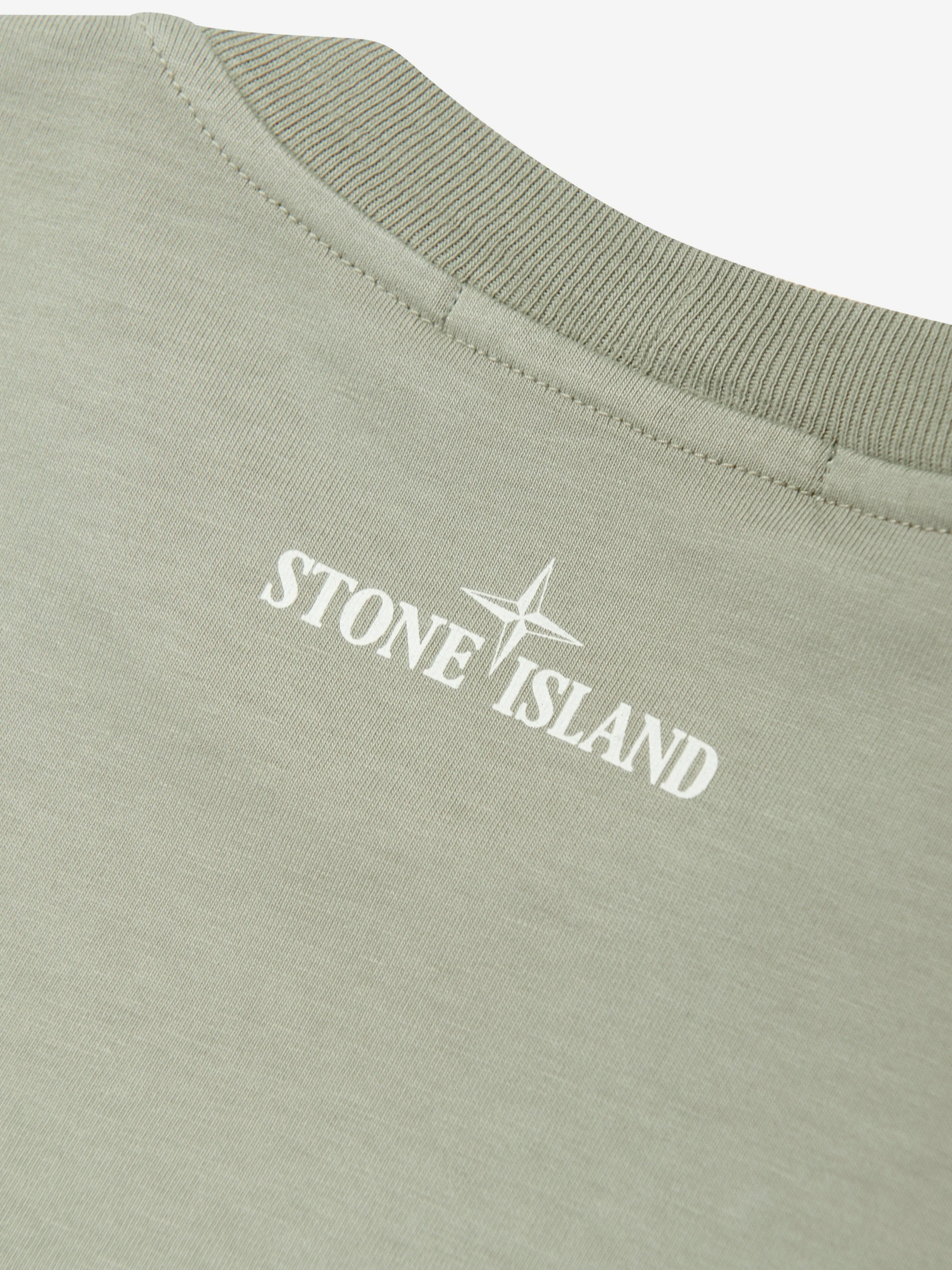 Jungen Logo Pocket T-Shirt in Grün