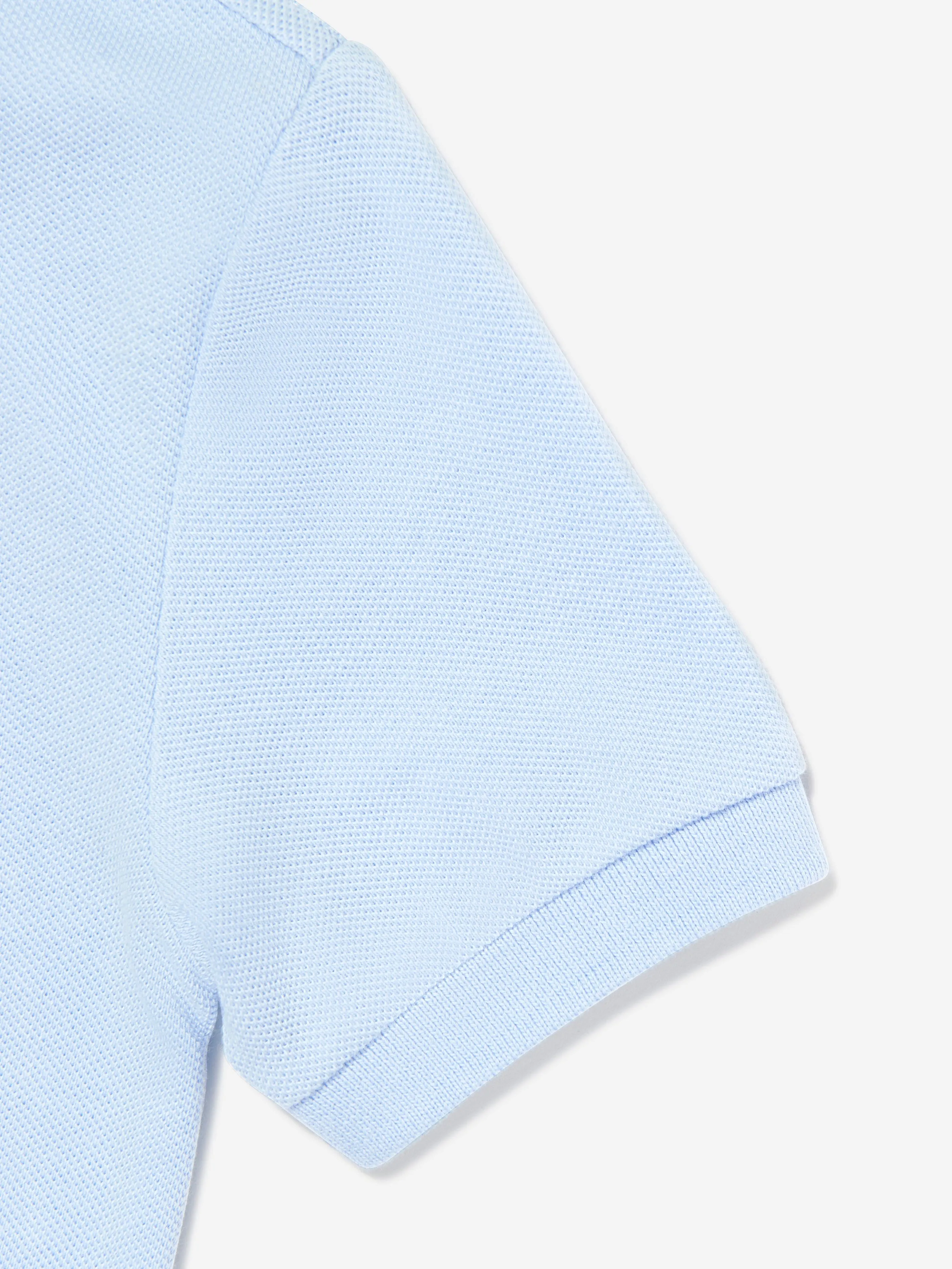 Blaues Logo Polohemd für Jungen