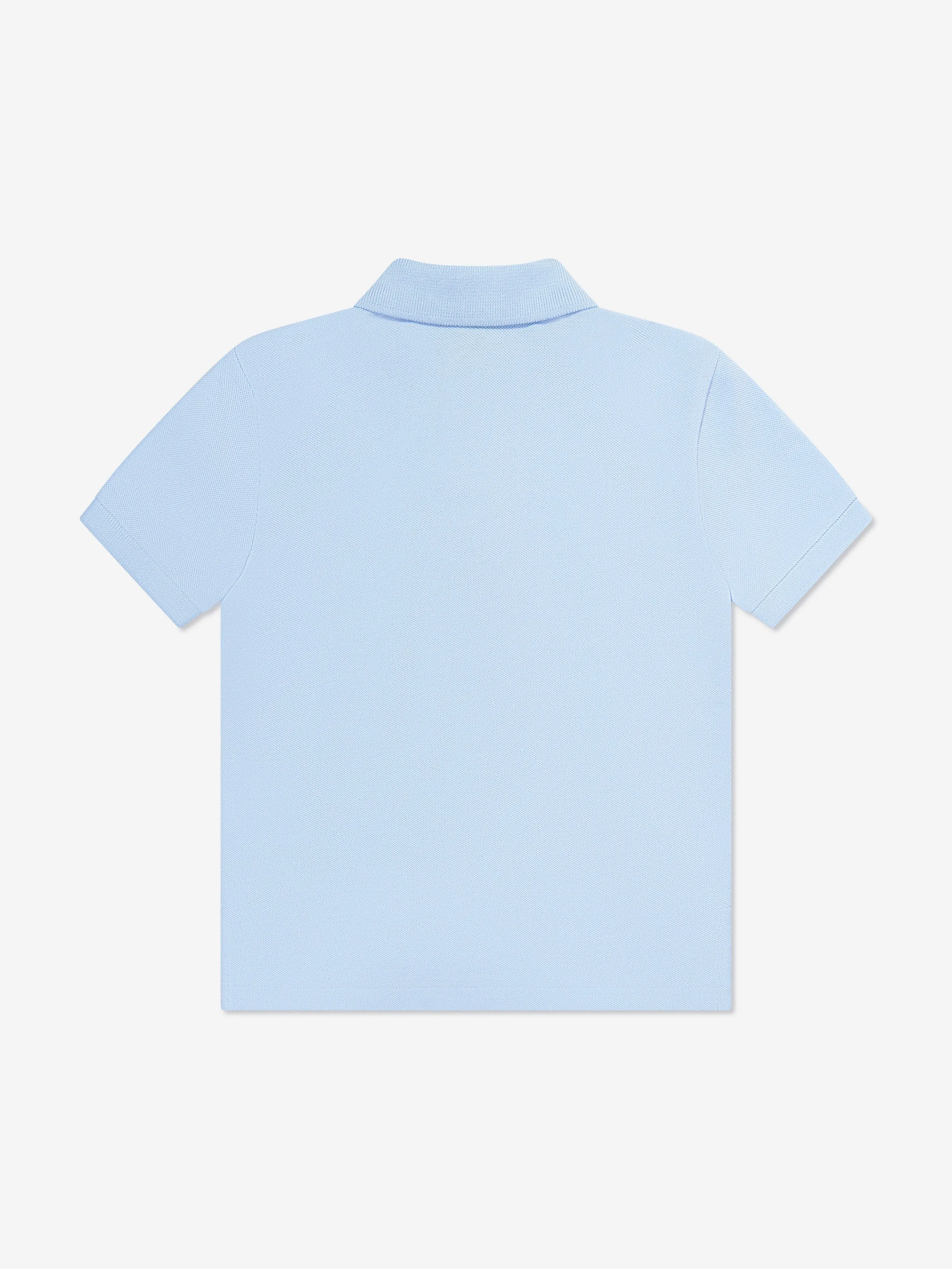 Blaues Logo Polohemd für Jungen