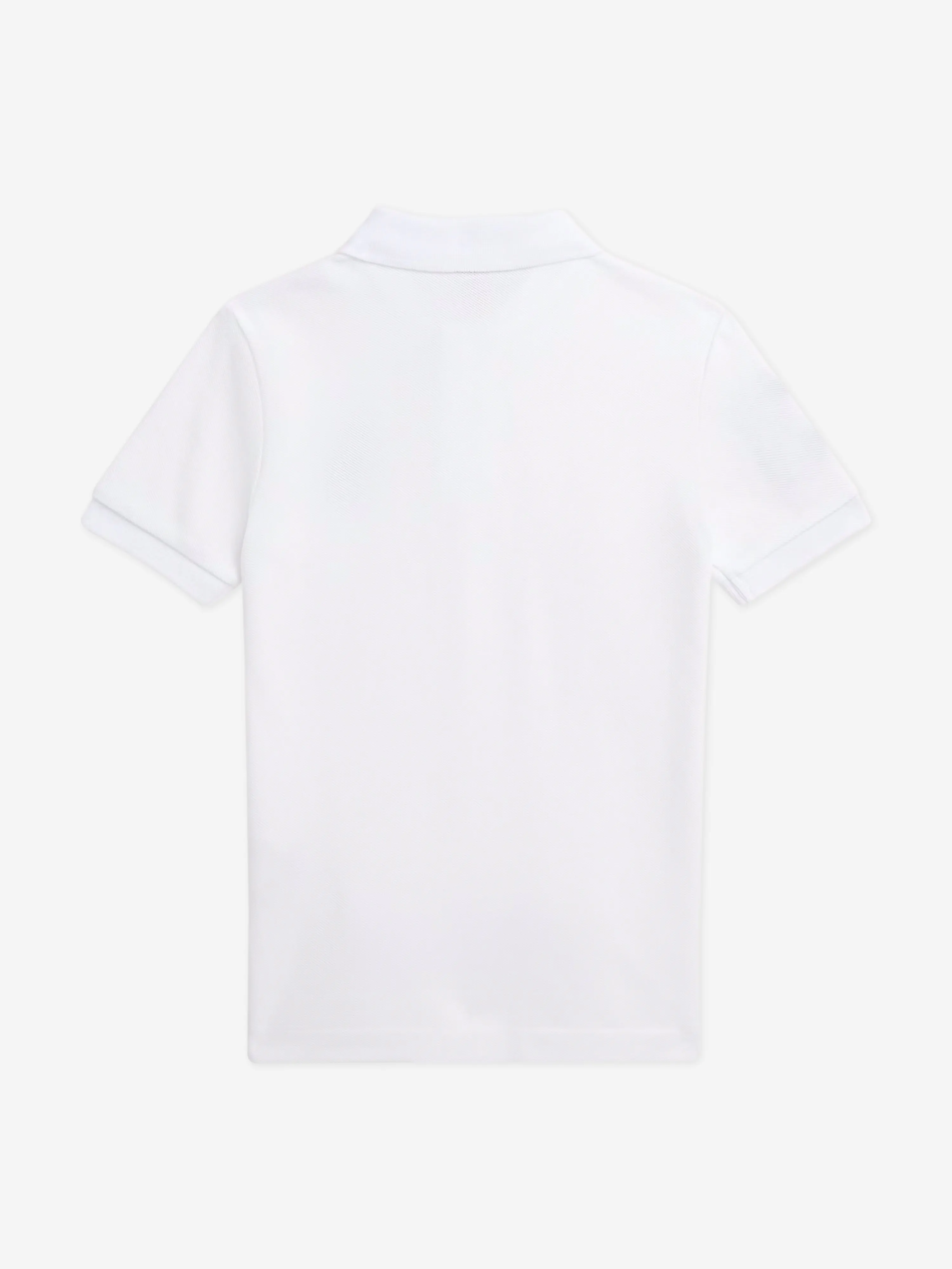 Jungen Logo Polohemd in Weiß