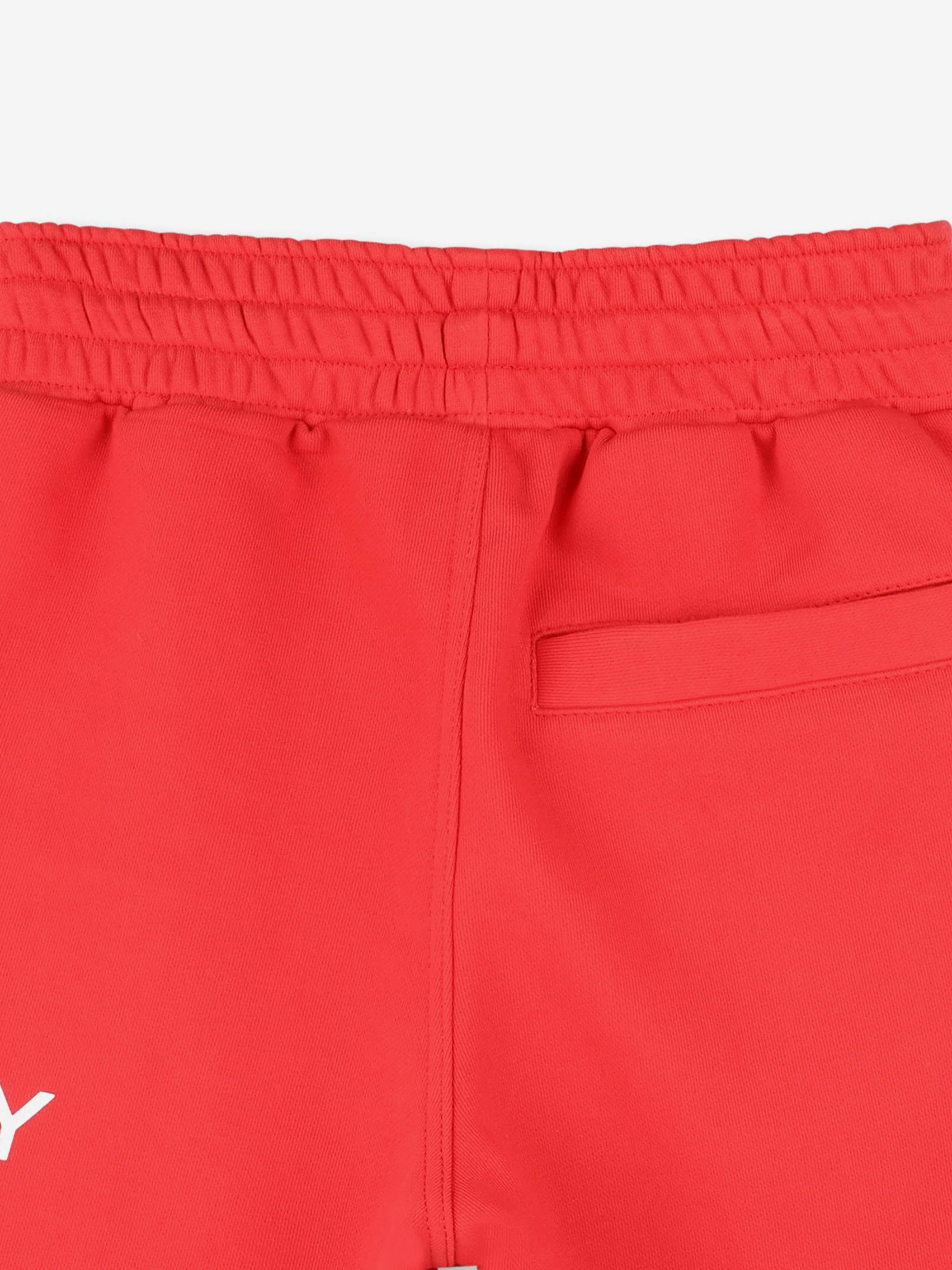 Rote Shorts mit Logo-Print für Jungen