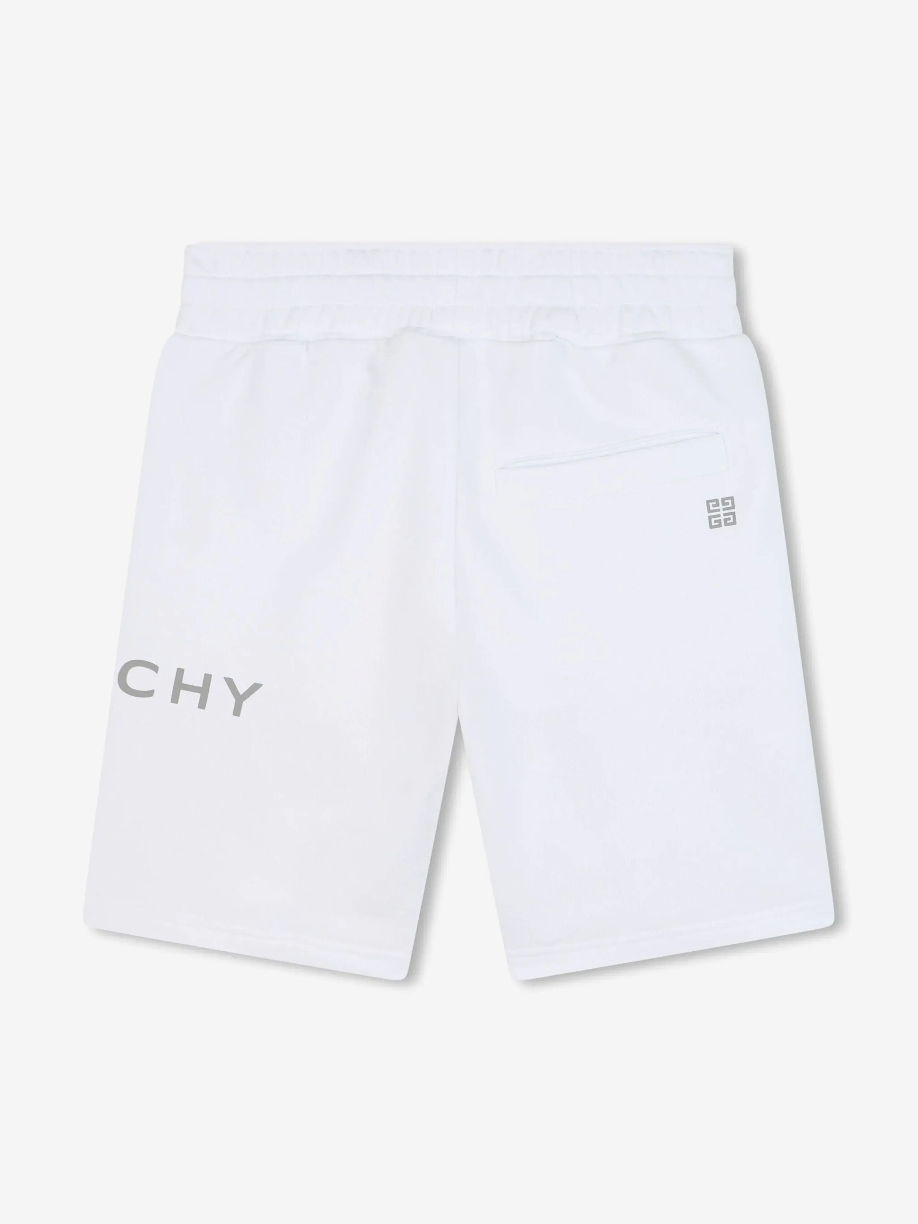 Jungen Logo Print Shorts in Weiß